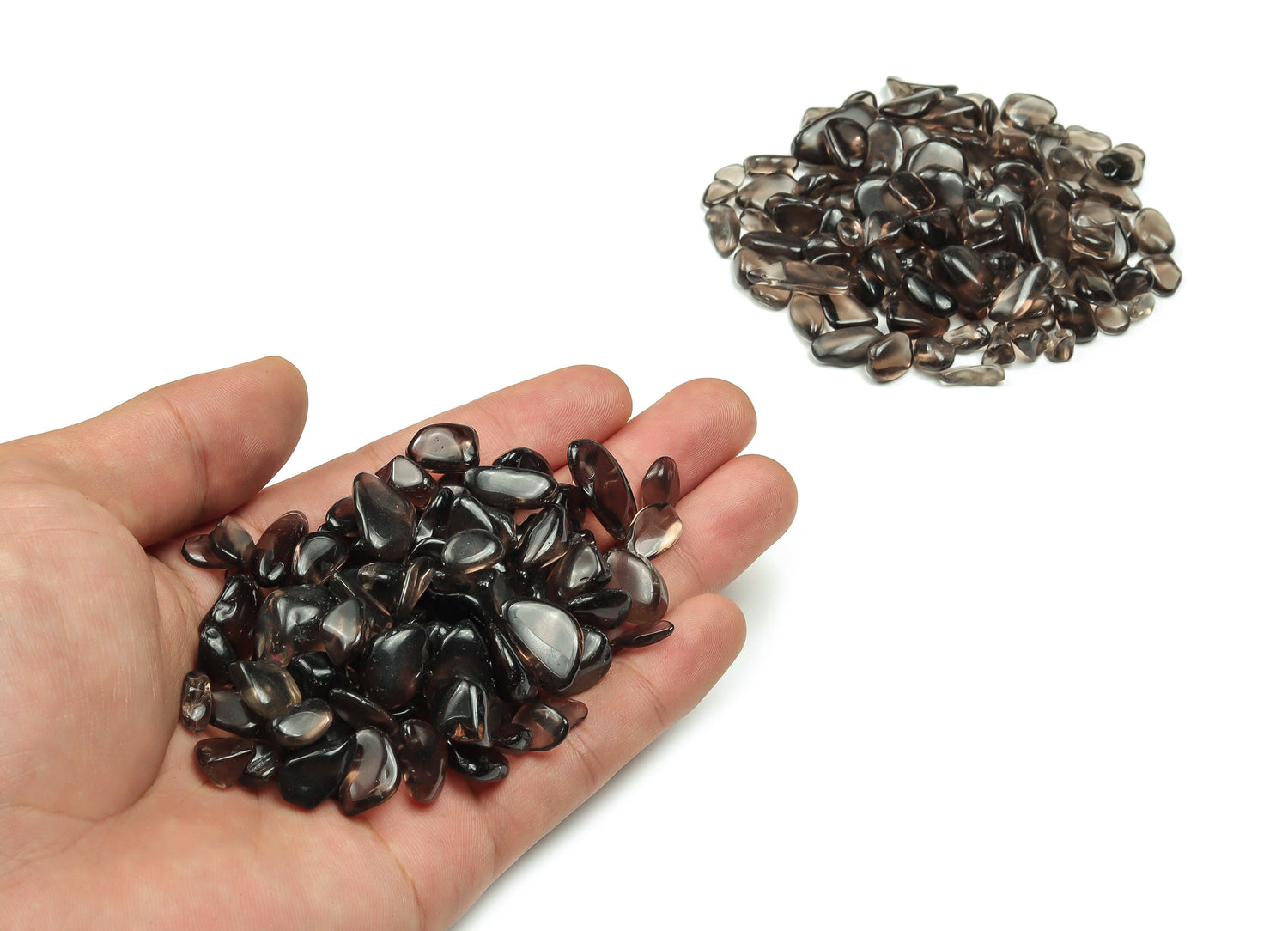 Éclats de larme d'Apache ?€? Éclats de pierres précieuses ?€? Éclats de cristal semi-polis - Cristal en vrac - 7-15 mm - CP1094