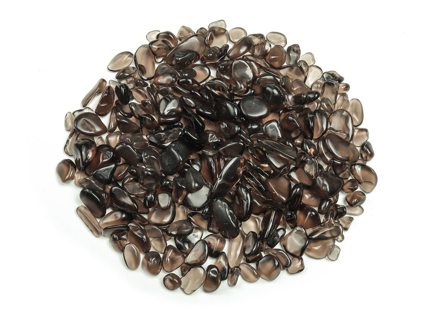 Éclats de larme d'Apache ?€? Éclats de pierres précieuses ?€? Éclats de cristal semi-polis - Cristal en vrac - 7-15 mm - CP1094