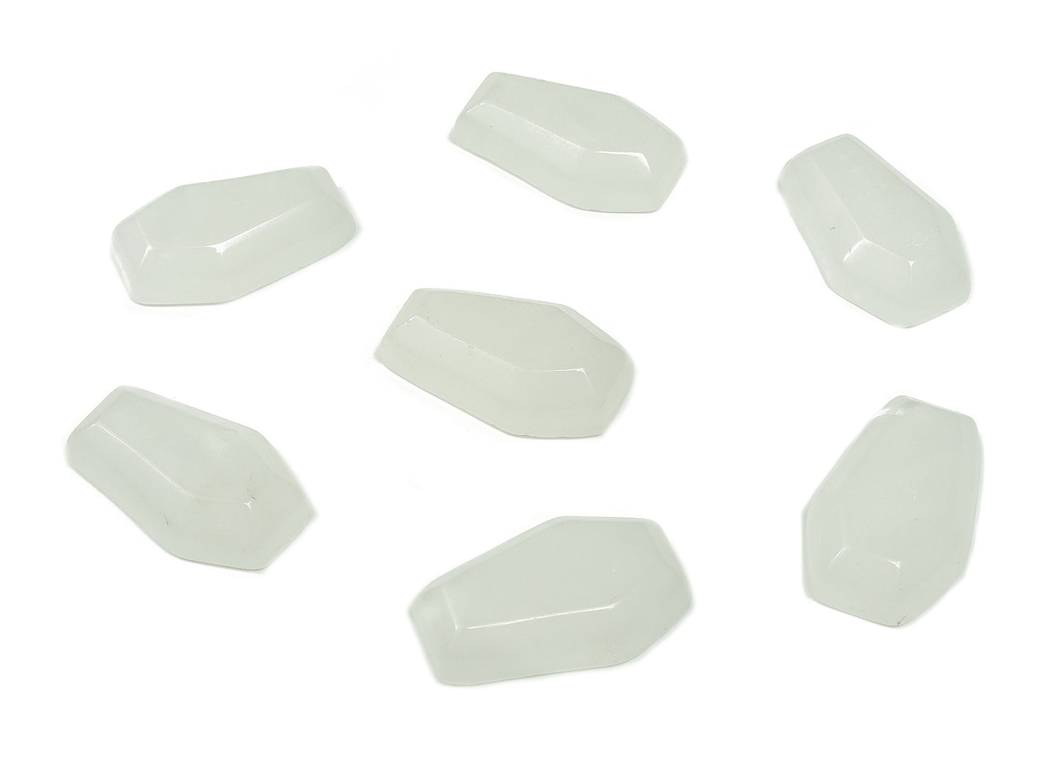 Clear Quartz Coffin Crystal - Cabochon - Crystal Carving - 30mm - CO1009