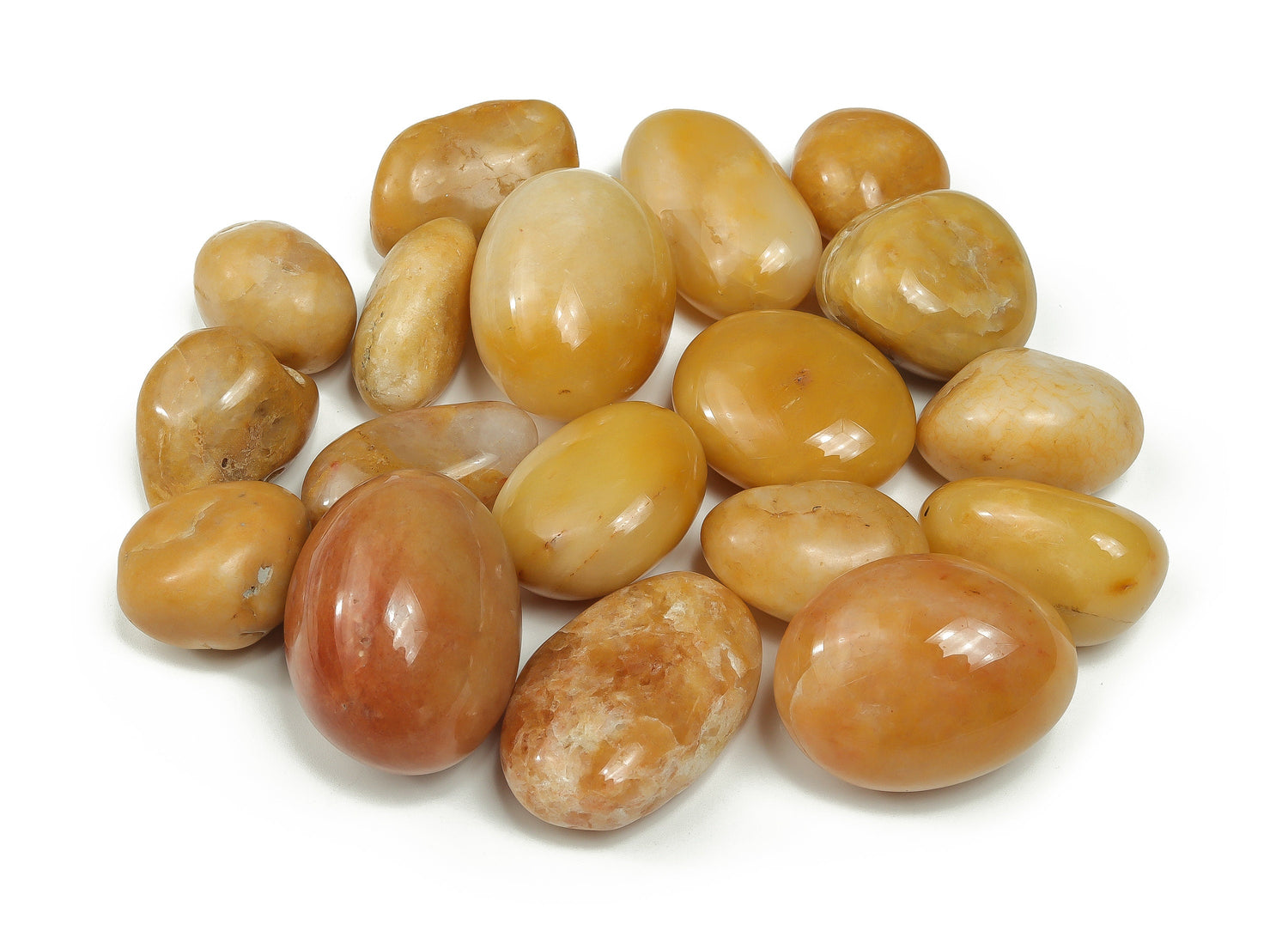 Yellow Jade Tumble Stone - TU1081