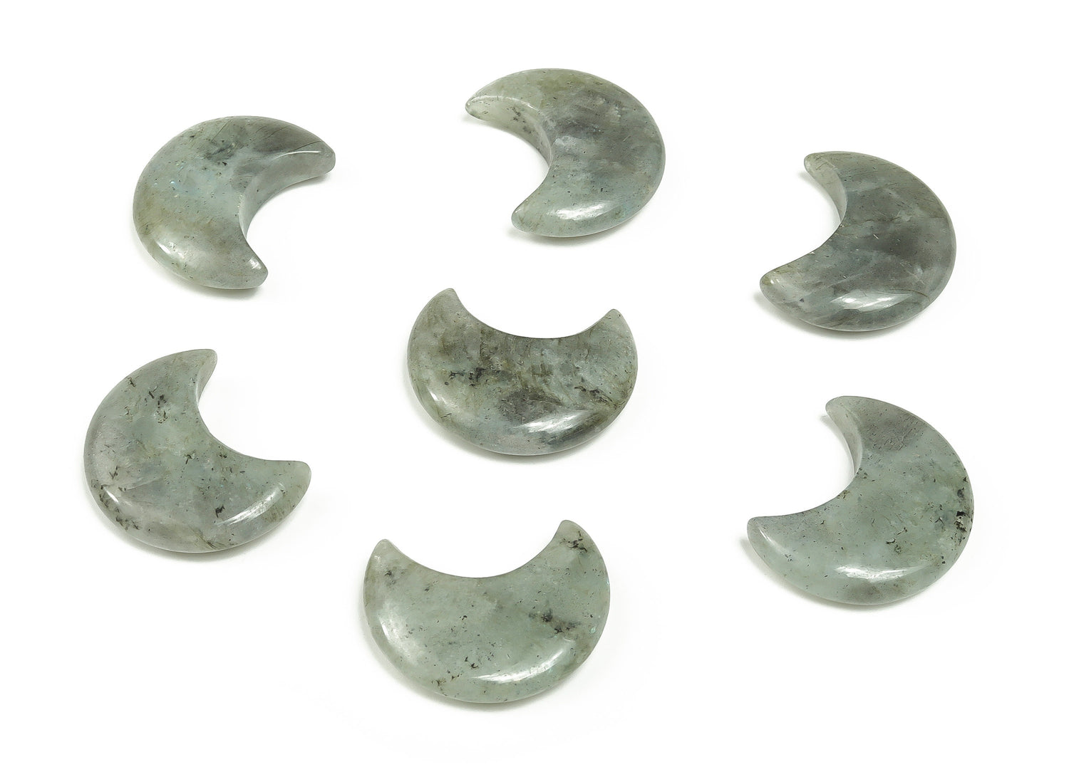 Labradorite Gemstone Moon - 30mm - MO1049