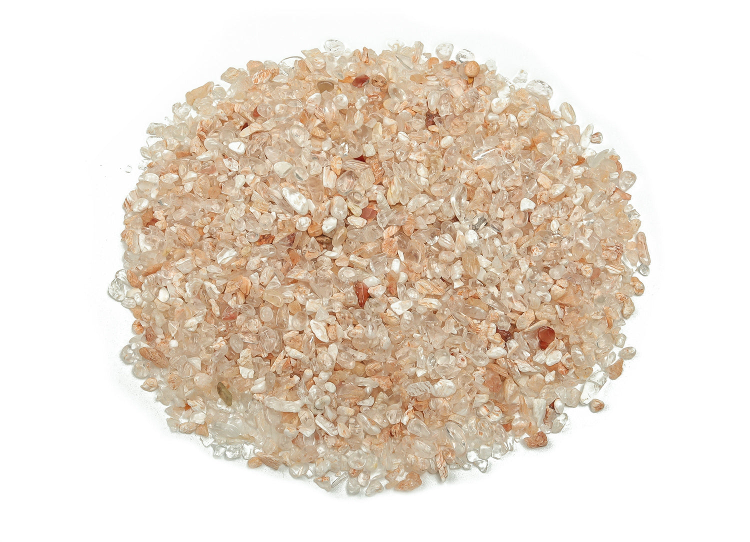 Éclats de quartz hématoïde rouge ?€? Éclats de pierres précieuses ?€? Éclats de cristal semi-polis - Cristal en vrac - 2-6 mm - CP1053