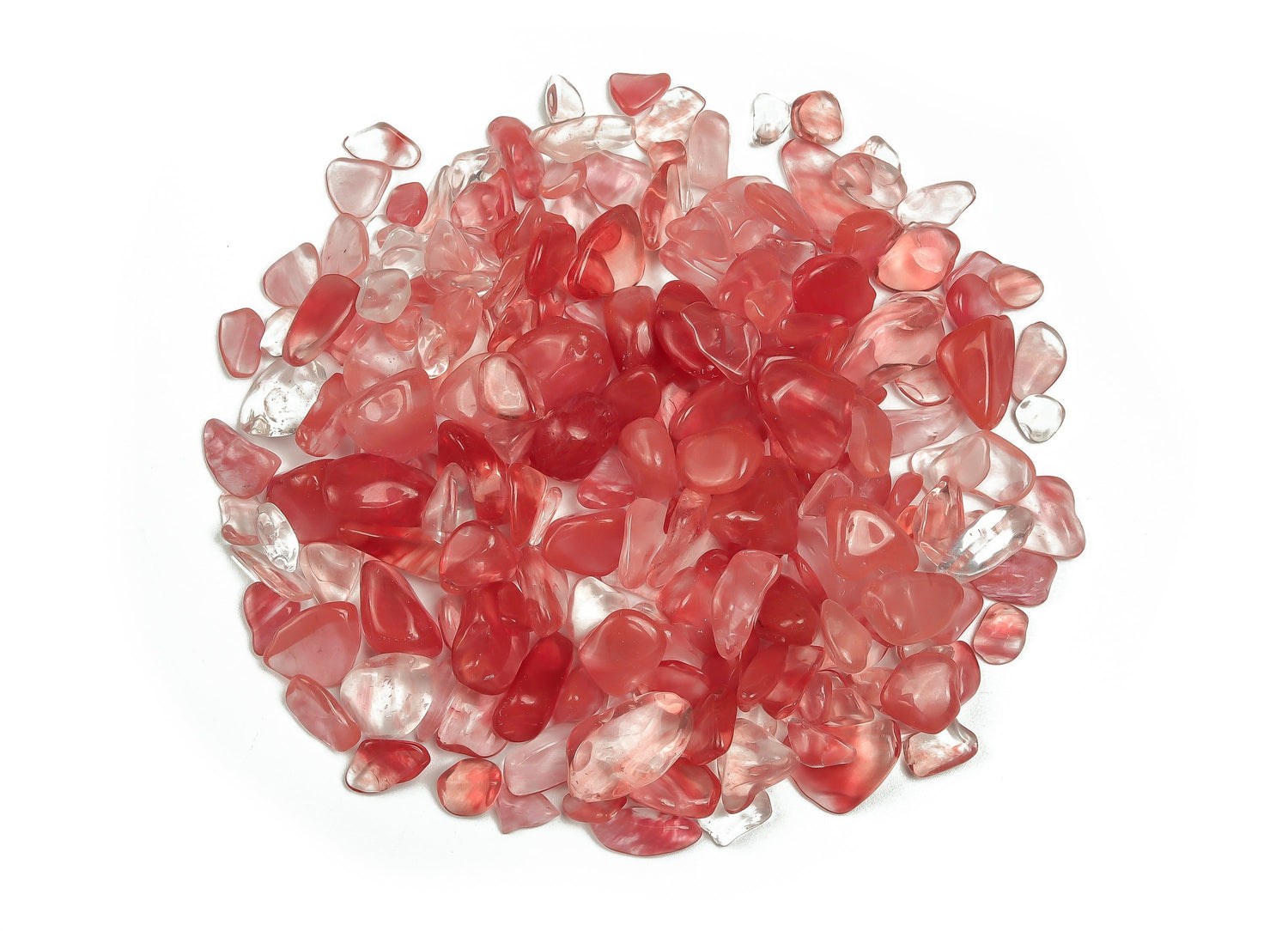 Éclats de quartz cerise ?€? Mini pierres de quartz cerise ?€? Petit quartz cerise ?€? Éclats de pierres précieuses - 7-15 mm ?€? CP1151