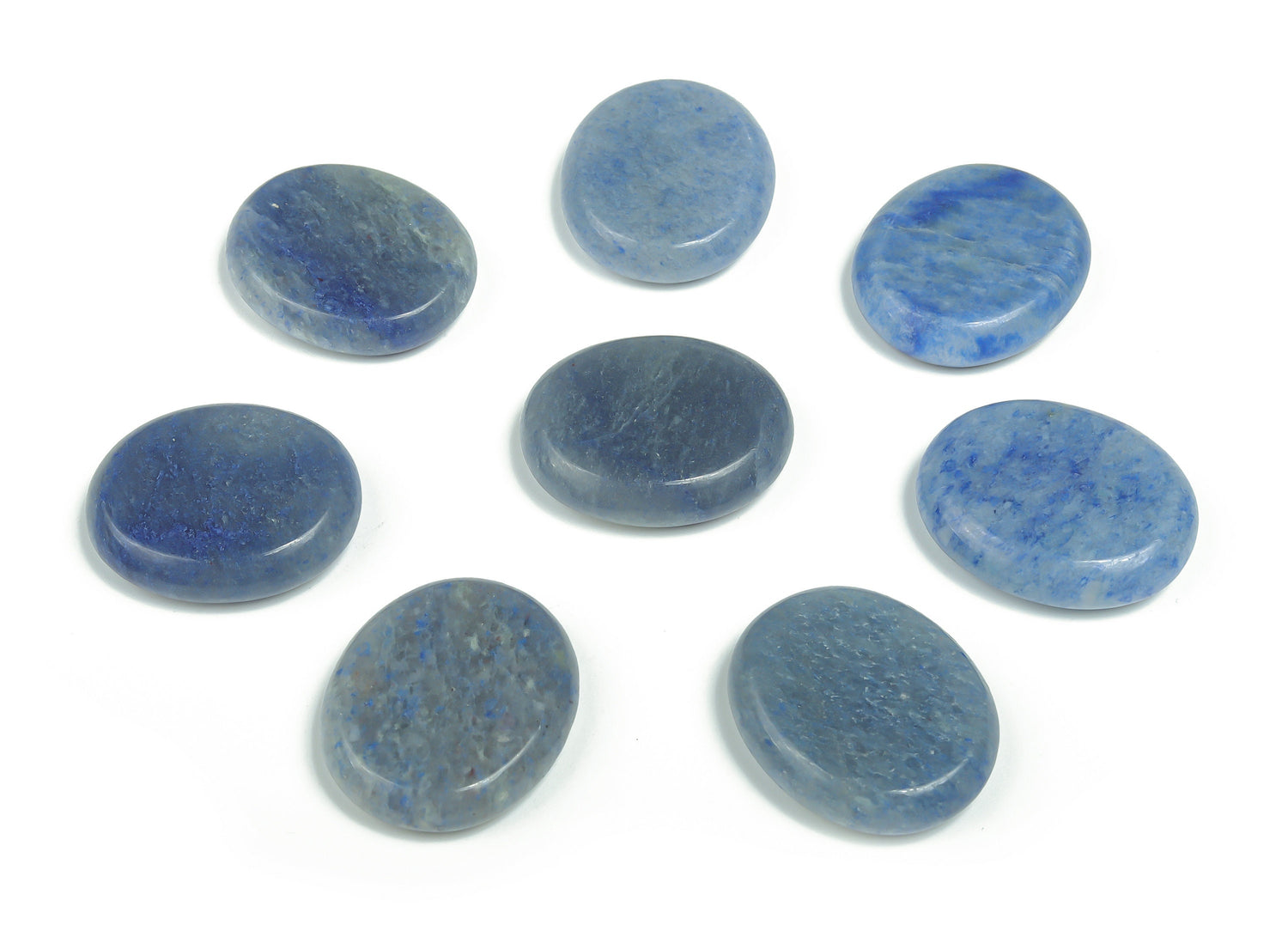 Blue Aventurine Flat Gemstone - Slab Crystal - 30x25x7 - FL1046