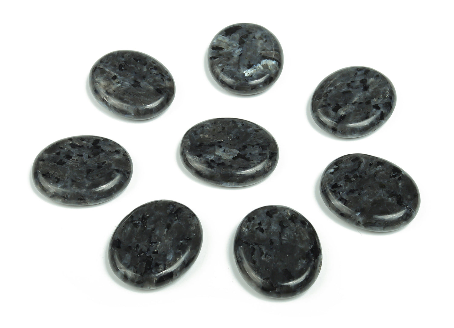 Larvikite Flat Gemstone - Slab Crystal - 30x25x7 - FL1047