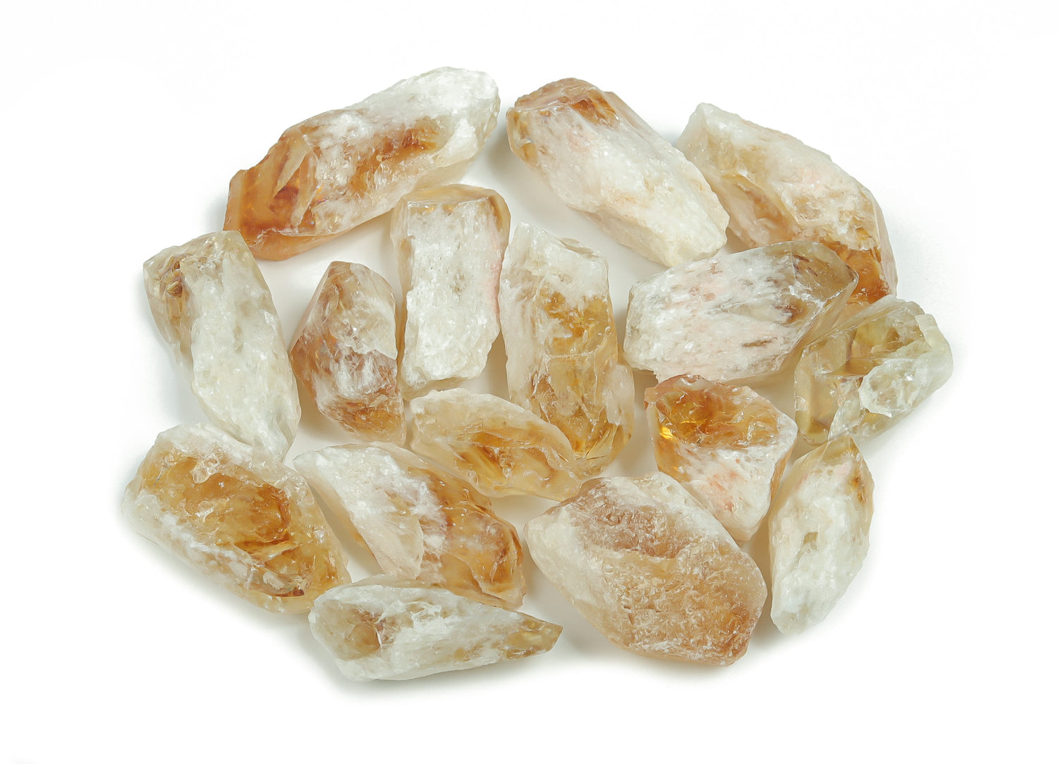 Points de citrine - Morceau de citrine brute naturelle ?€? Cristal orange ?€? Pierre de guérison ?€? Pierre féerique de citrine ?€? RA1037