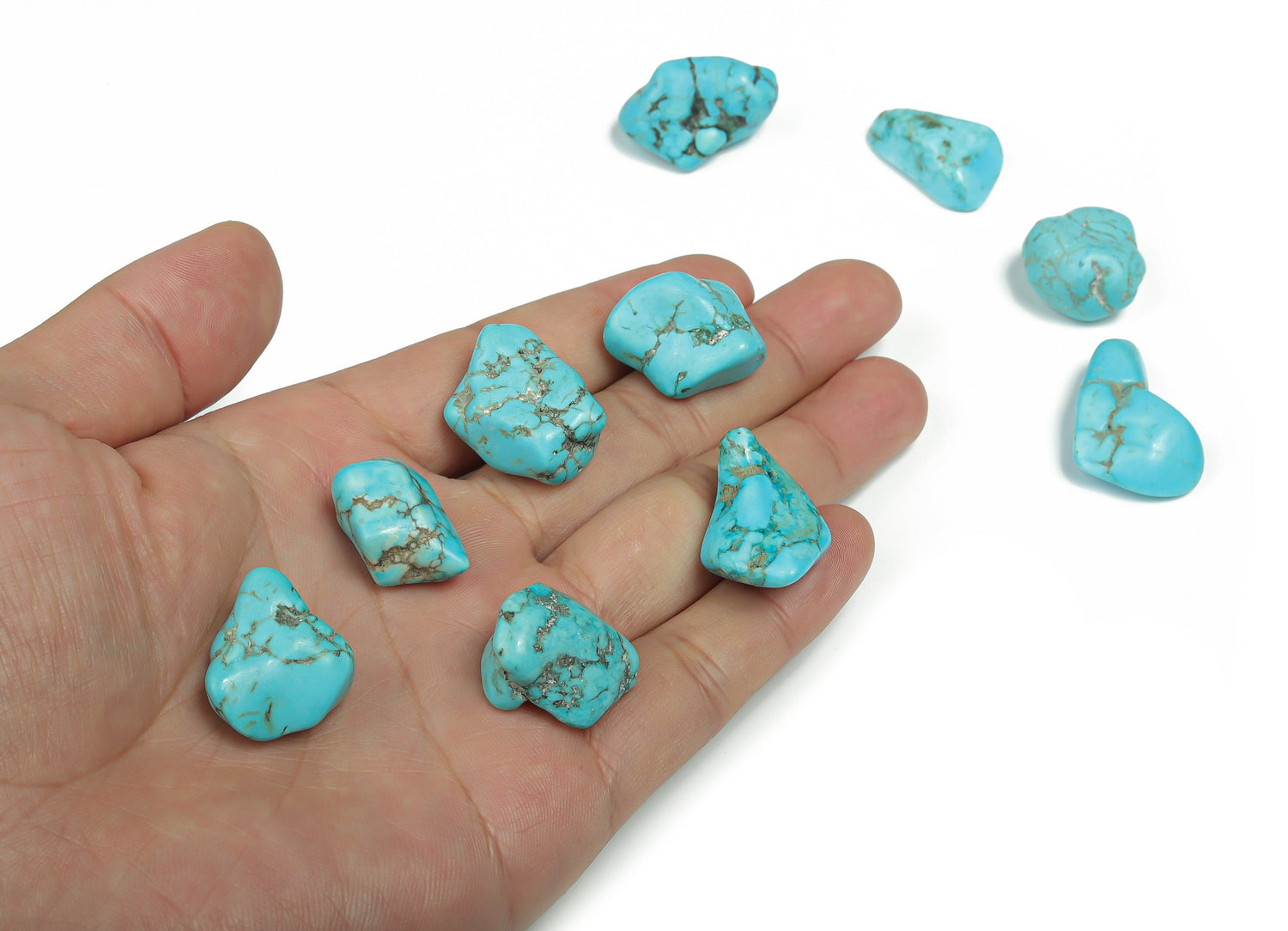 Turquoise Tumbled Stone - TU1096