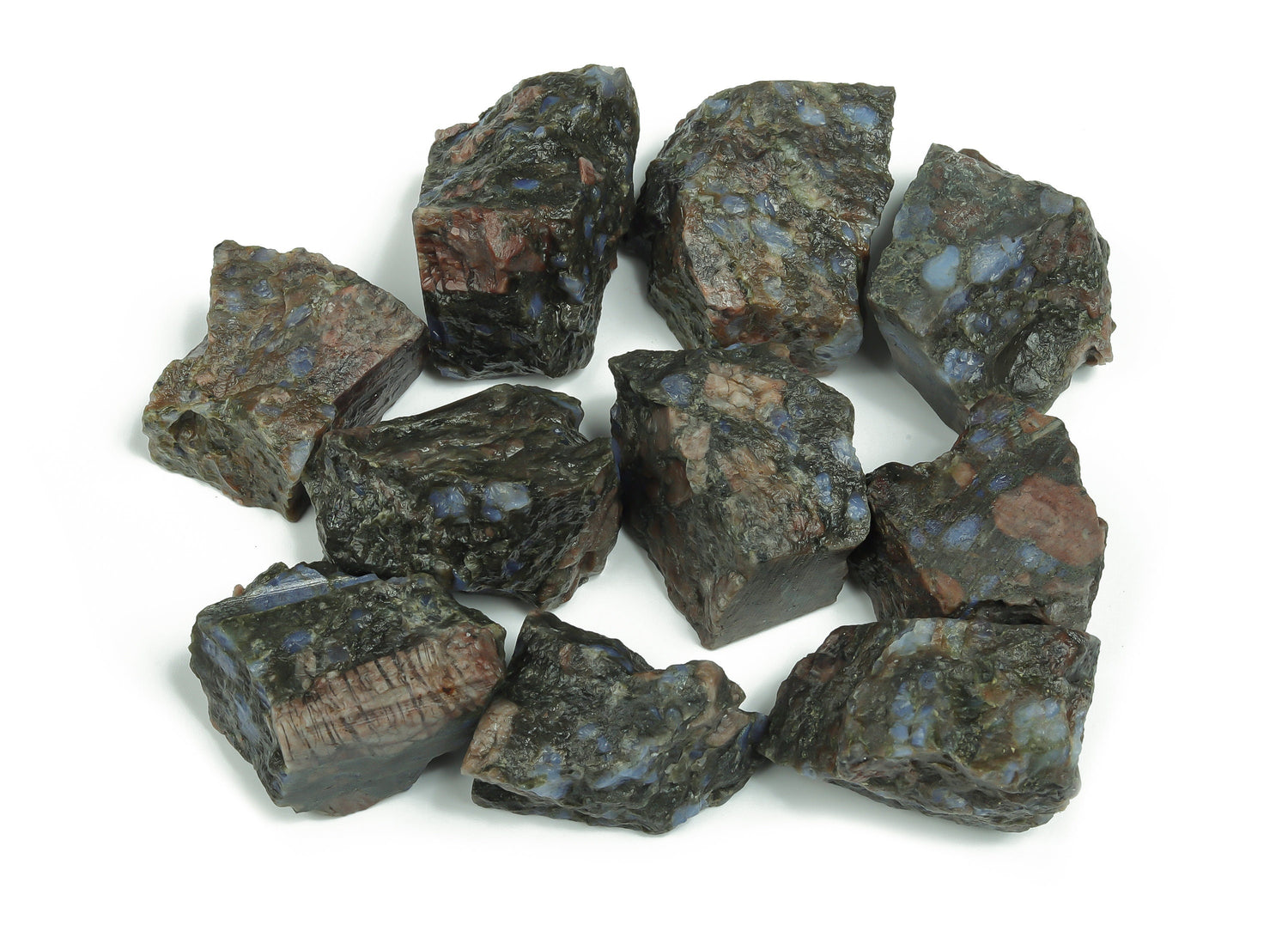 Raw Que Sera Gemstone - Blue Liberite Stone - RA1047