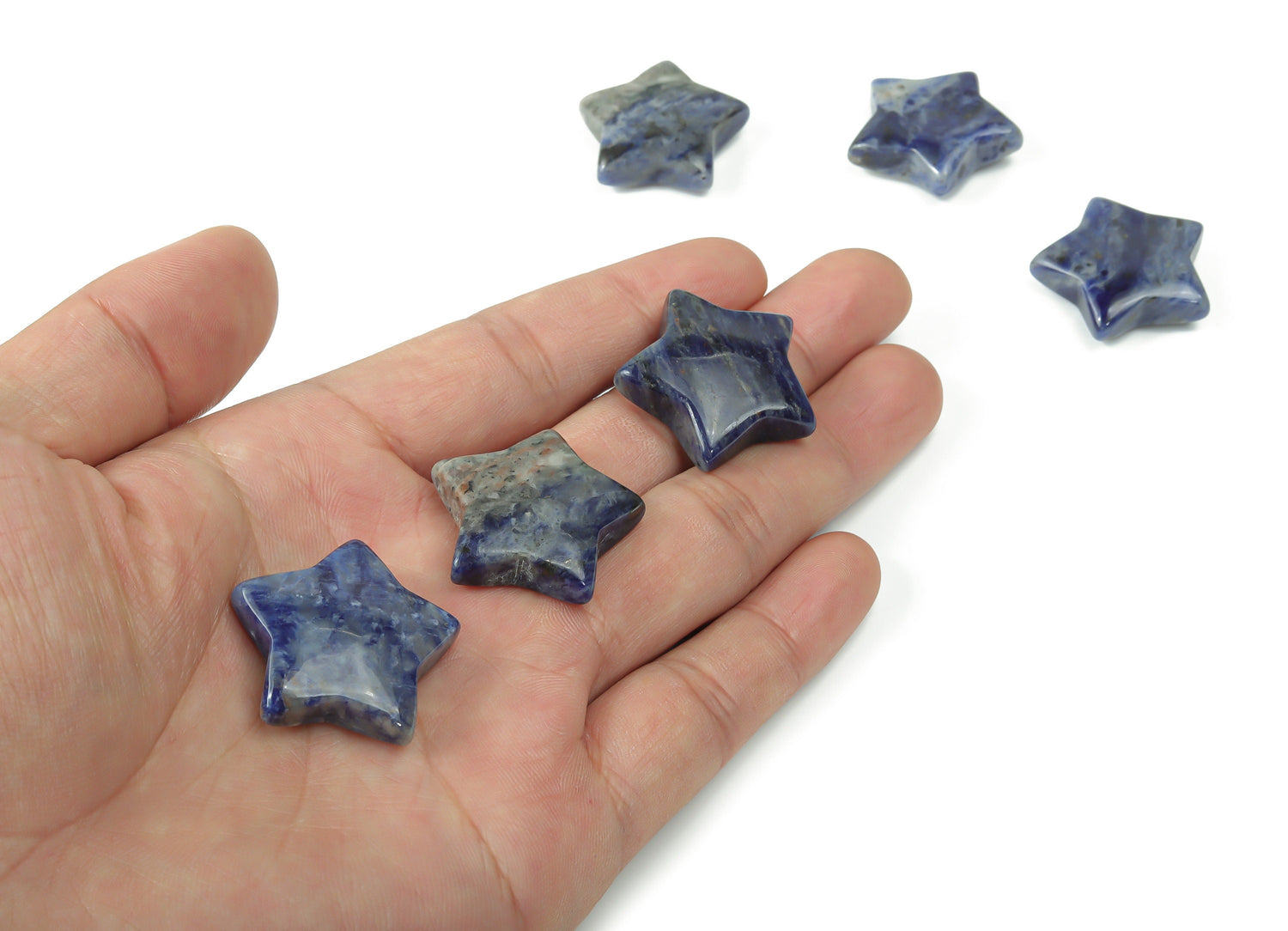 Sodalite Star Gemstone - 30mm - ST1036