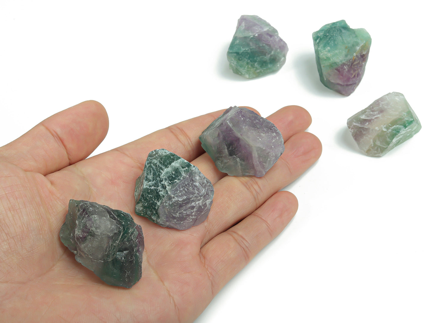 Raw Rainbow Fluorite Gemstone - RA1053