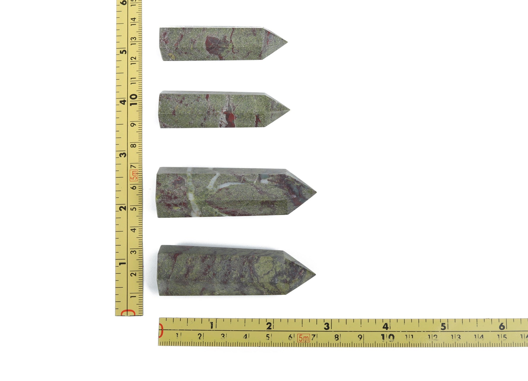 Dragon Blood Jasper obelisk tower crystal by GemstoneGO, showcasing deep red and brown patterns on a polished stone sculpture.