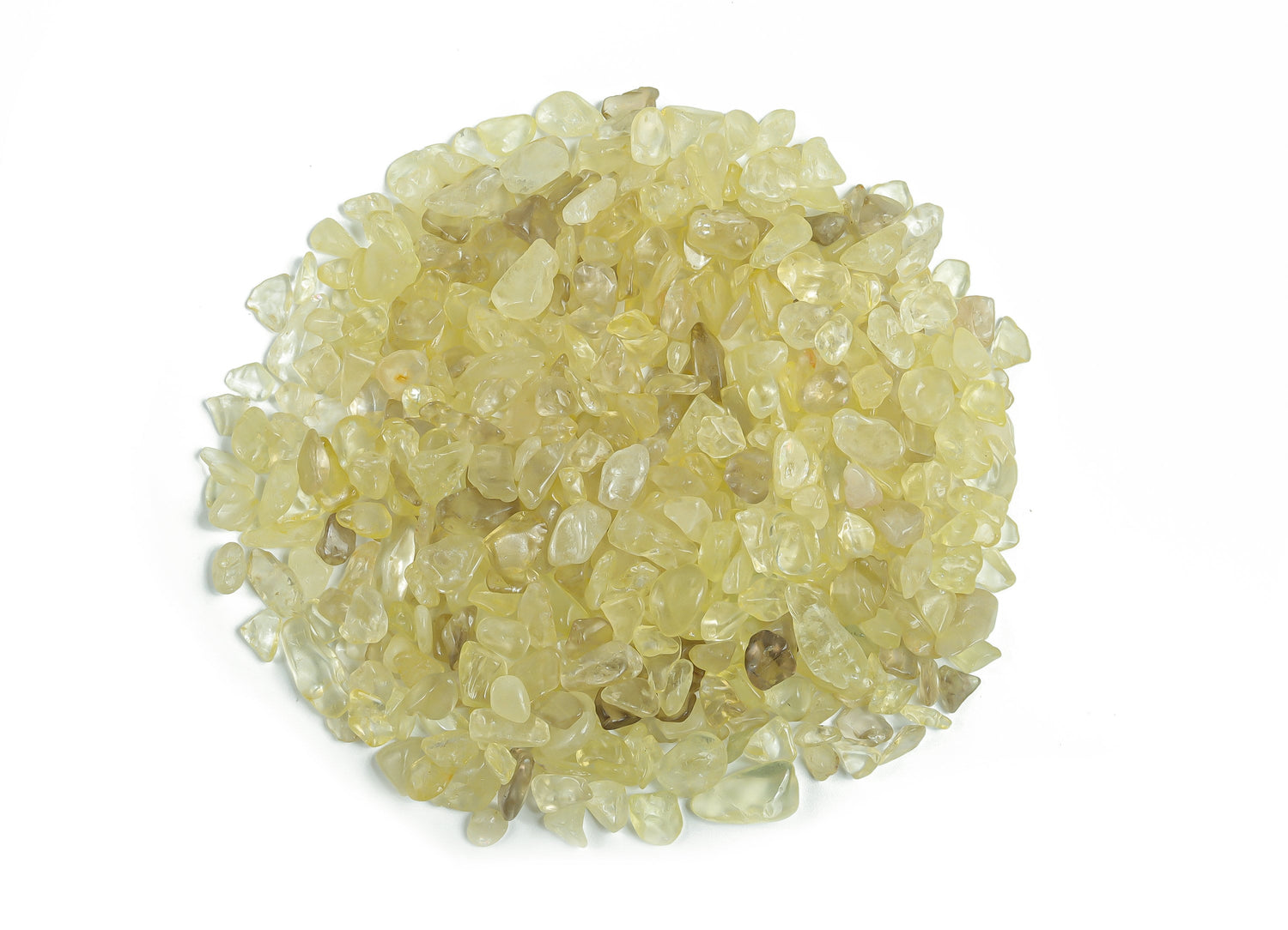 Éclats de citrine ?€? Pierre de citrine cristalline ?€? Éclats de cristal de guérison - Décoration intérieure 7-12 mm ?€? CP1157