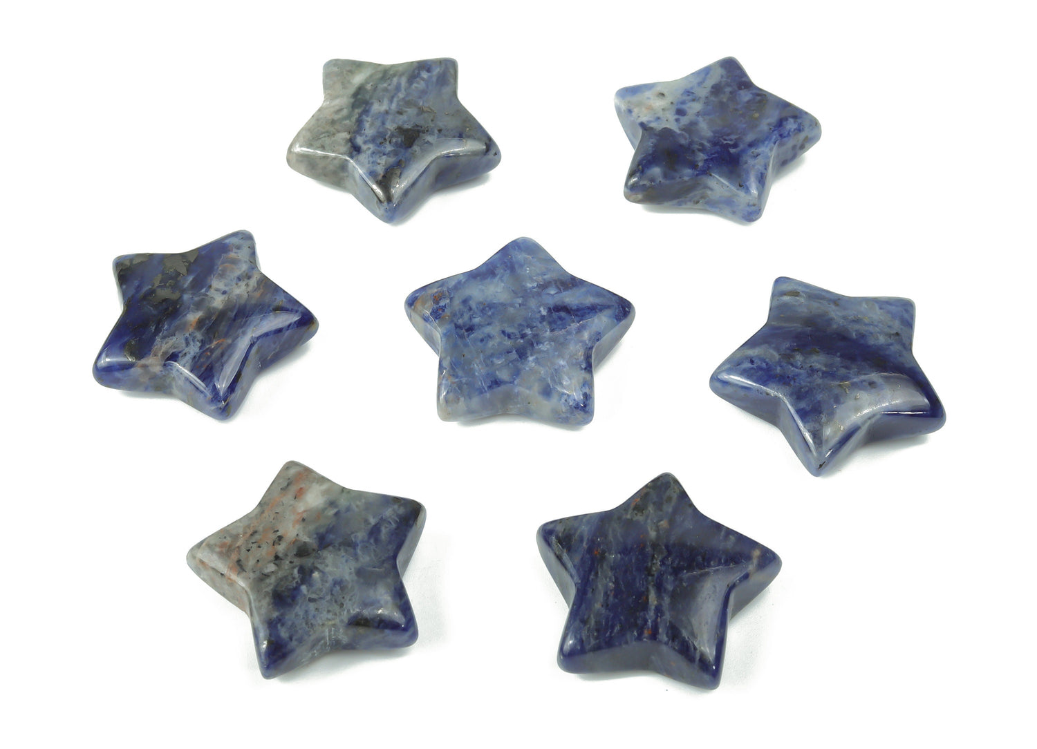 Sodalite Star Gemstone - 30mm - ST1036