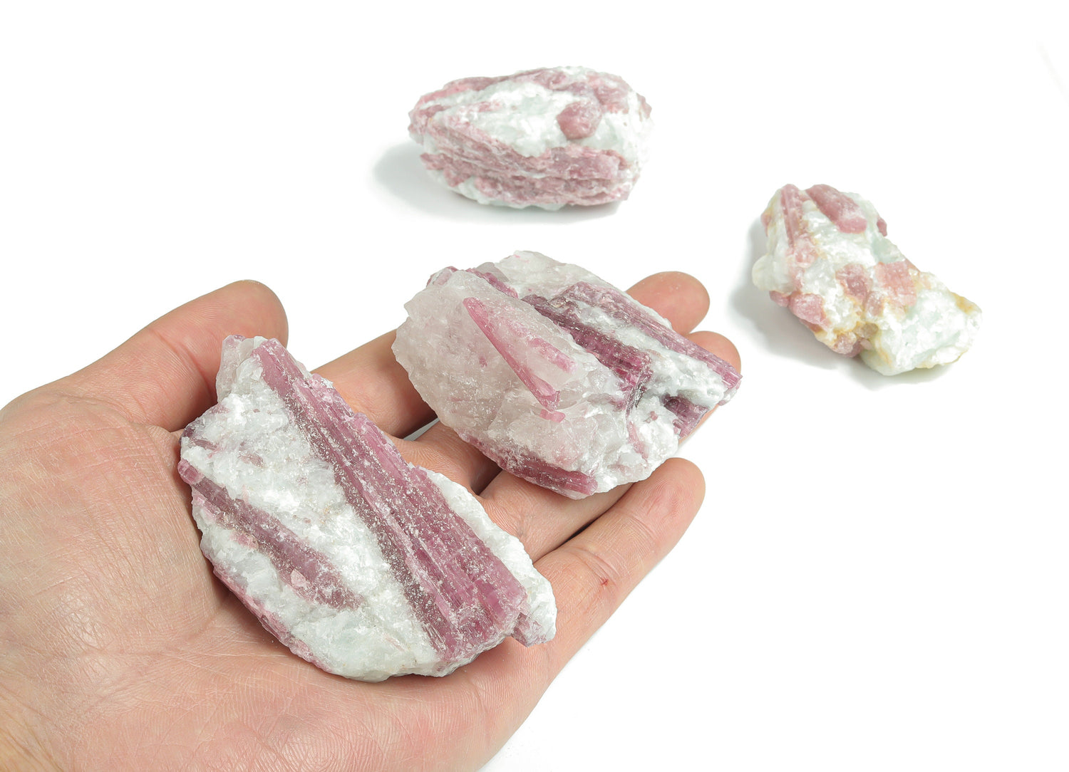 Pierre de tourmaline rose brute - Cristal de tourmaline rose brut - Pierre spirituelle ?€? RA1071