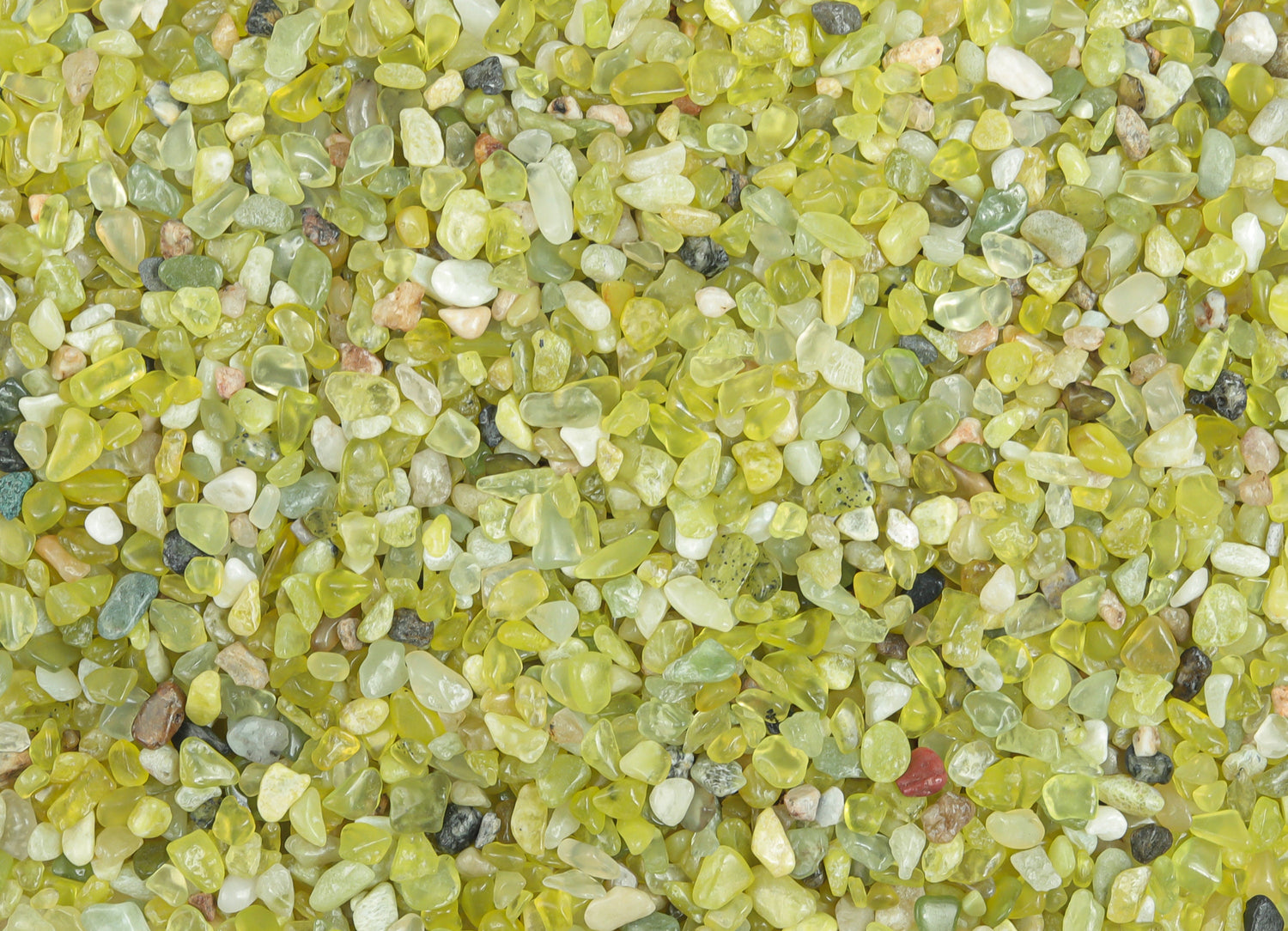 Serpentine Crystal Chips - Semi Tumbled Stone - Bulk - 2-6mm - CP1166