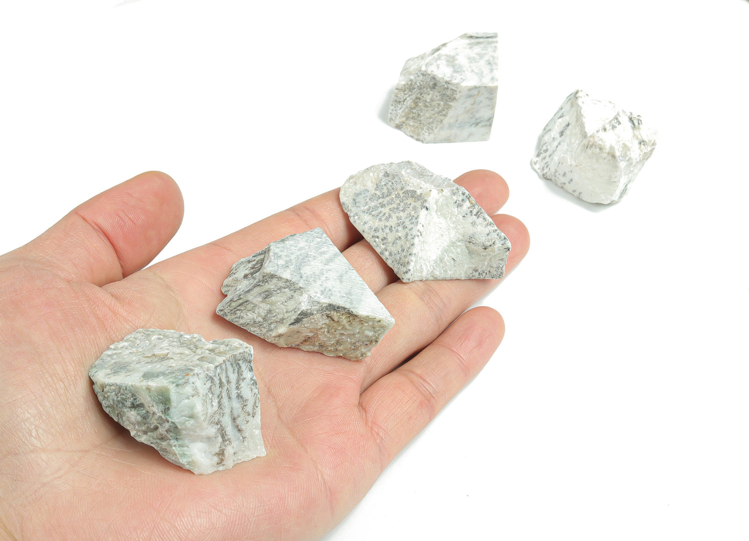 Raw Dendritic Jade Gemstone - RA1092