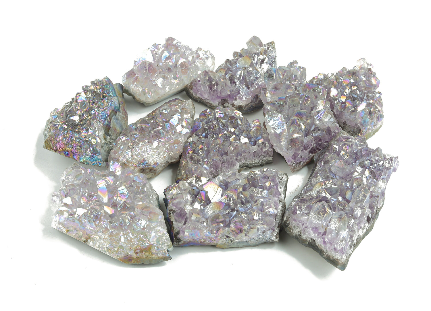 Aura Amethyst Cluster Raw Gemstone - RA1074