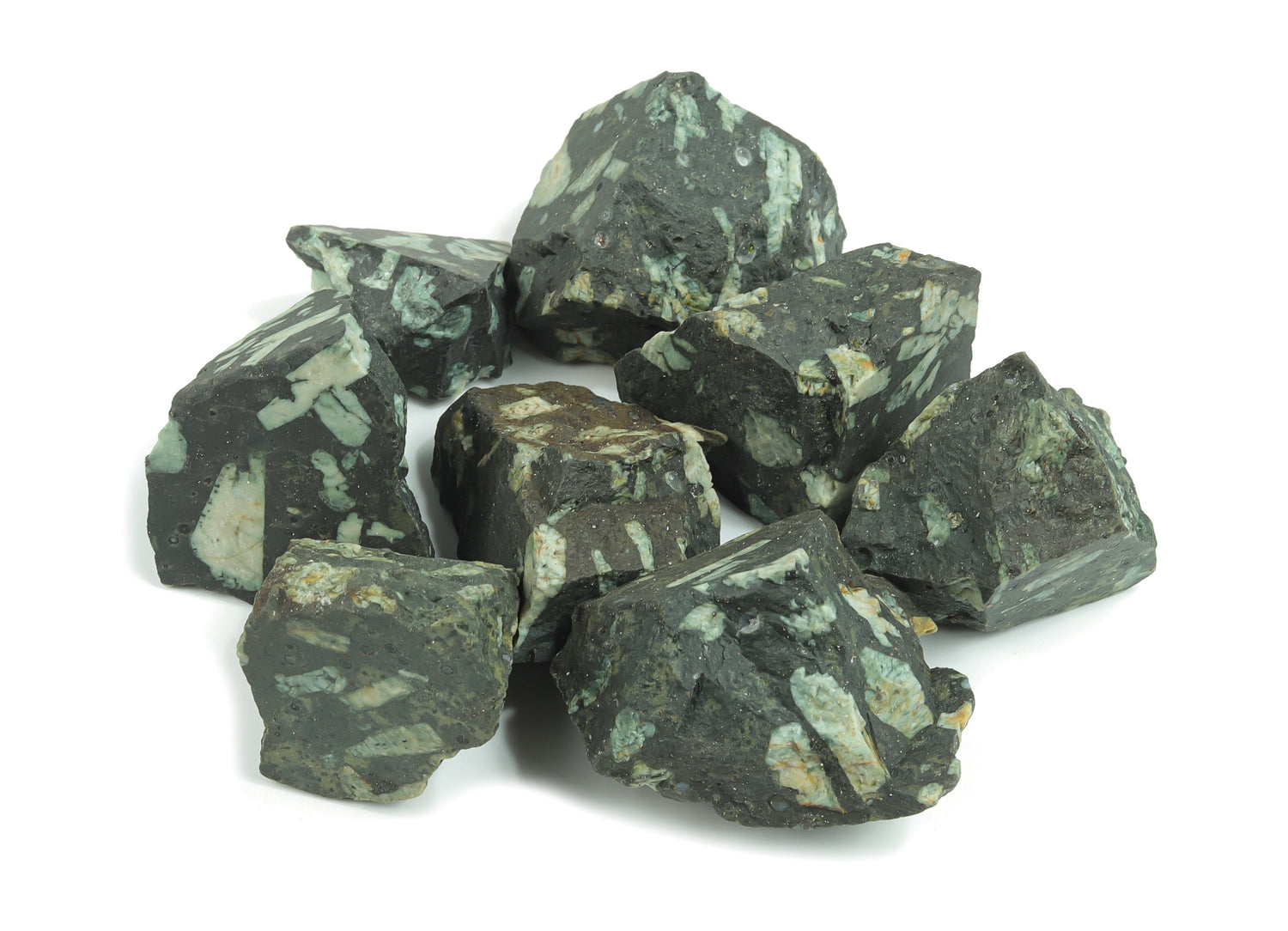 Gema de escritura china en bruto - Piedra Crisantemo - RA1080