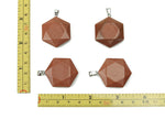 Goldstone Star Merkaba crystal pendant from GemstoneGO, featuring a goldstone star shape suitable for jewelry making.