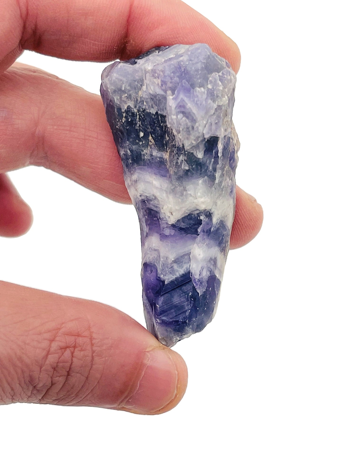 Raw Chevron Amethyst Gemstone - Dream Amethyst - RA1016