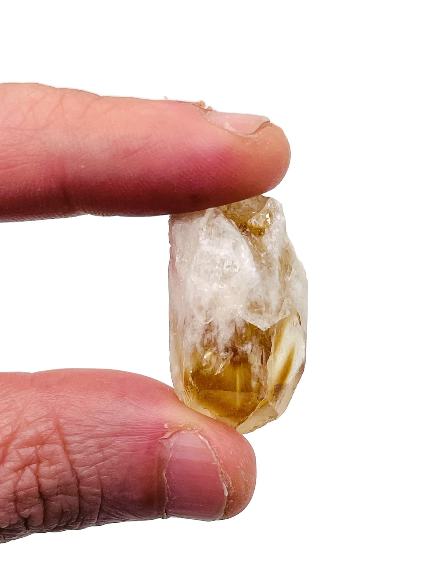 Points de citrine - Morceau de citrine brute naturelle ?€? Cristal orange ?€? Pierre de guérison ?€? Pierre féerique de citrine ?€? RA1037