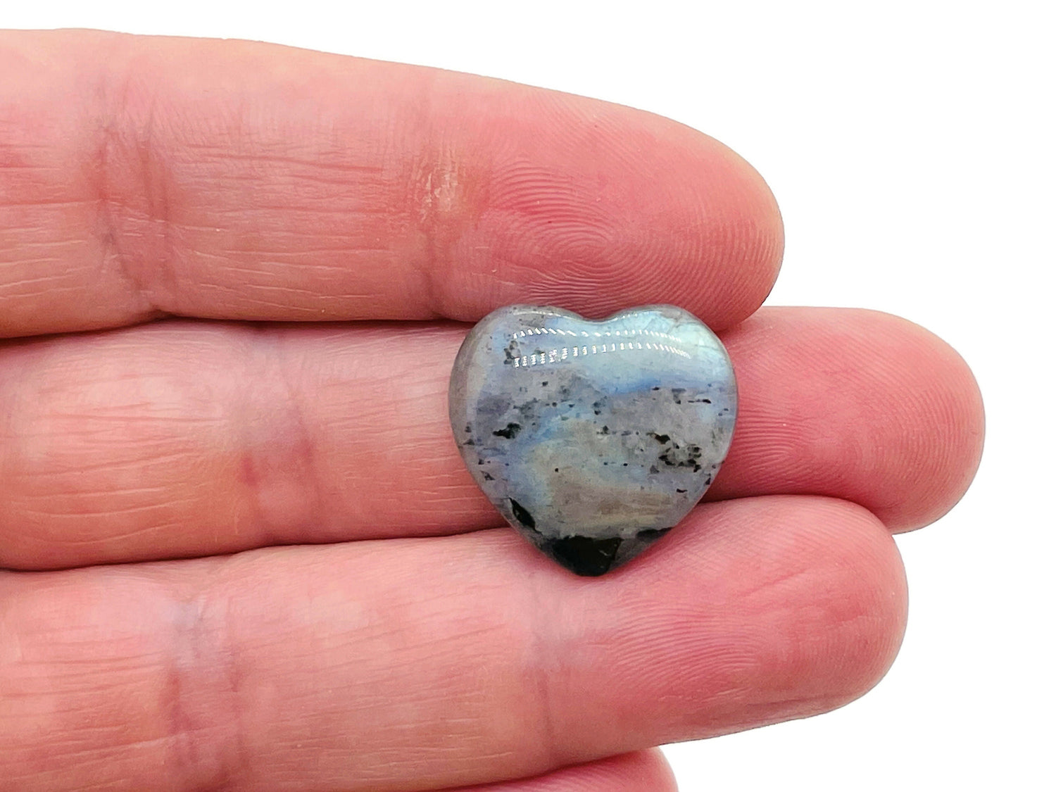 Labradorite Heart Gemstone - 20x20x6mm - HE1080