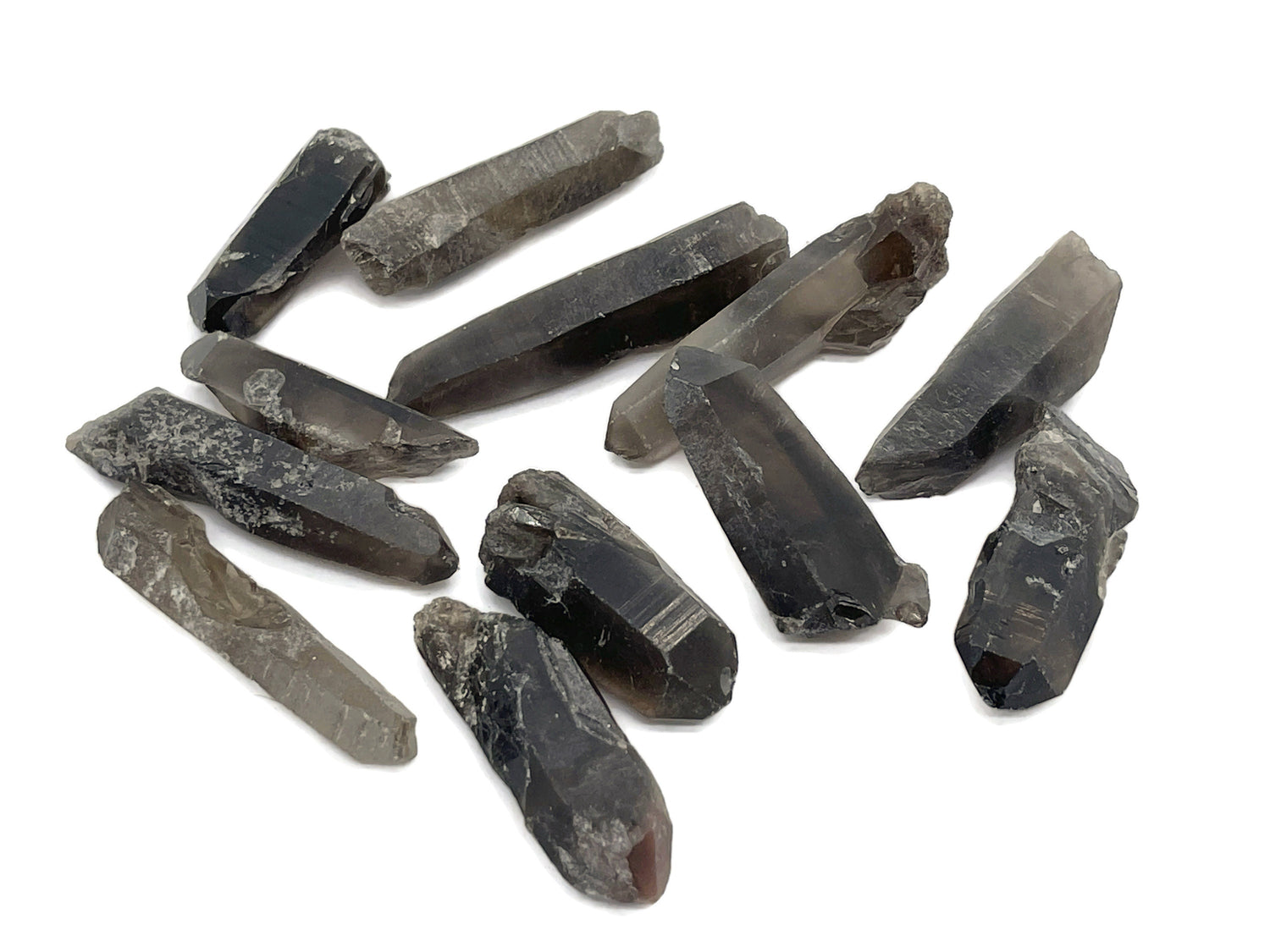 Pointe de quartz fumé - Cristal de quartz fumé - Pierre précieuse de quartz fumé - Pierre précieuse non montée - RA1146