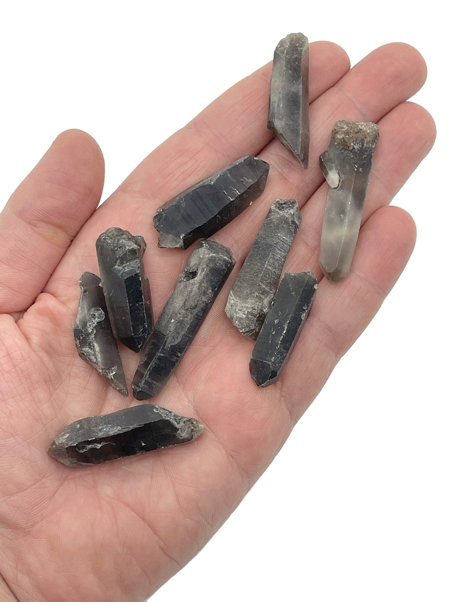 Pointe de quartz fumé - Cristal de quartz fumé - Pierre précieuse de quartz fumé - Pierre précieuse non montée - RA1146