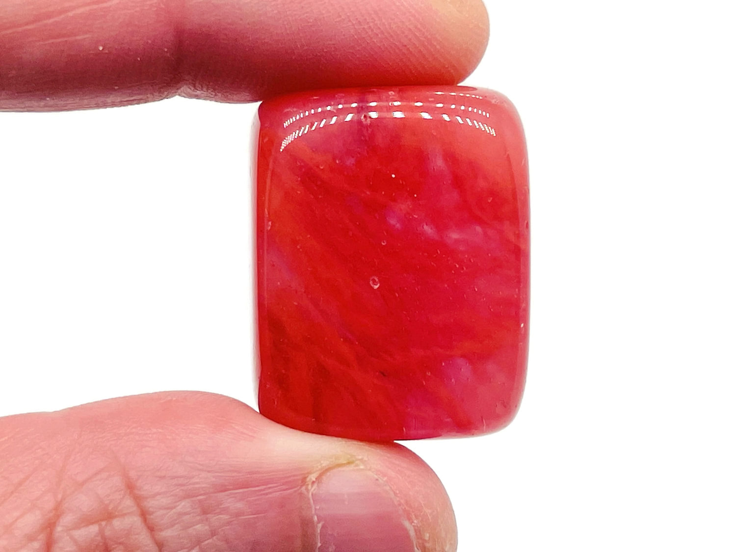 Pierre roulée en quartz cerise - TU1093