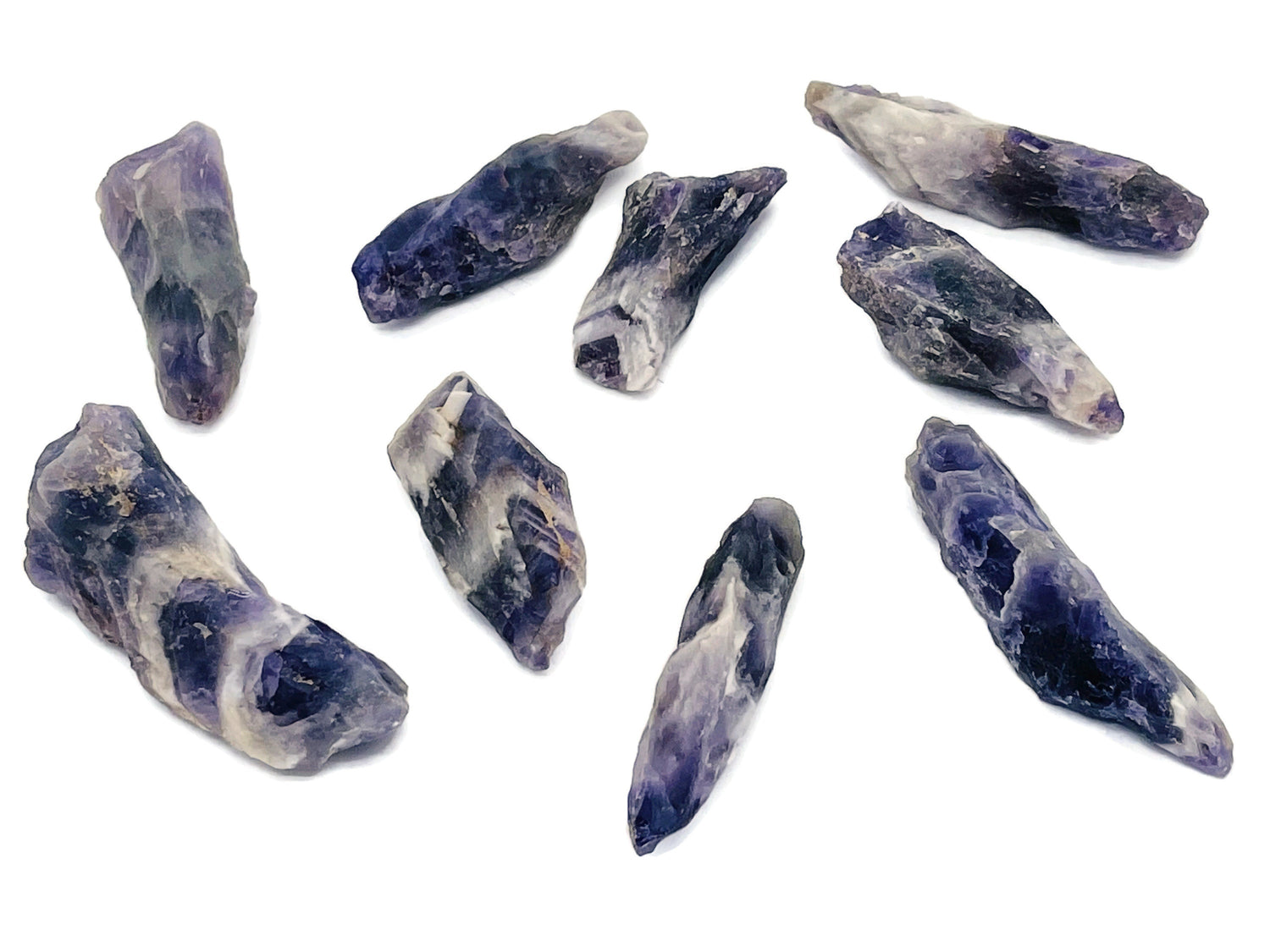 Raw Chevron Amethyst Gemstone - Dream Amethyst - RA1016