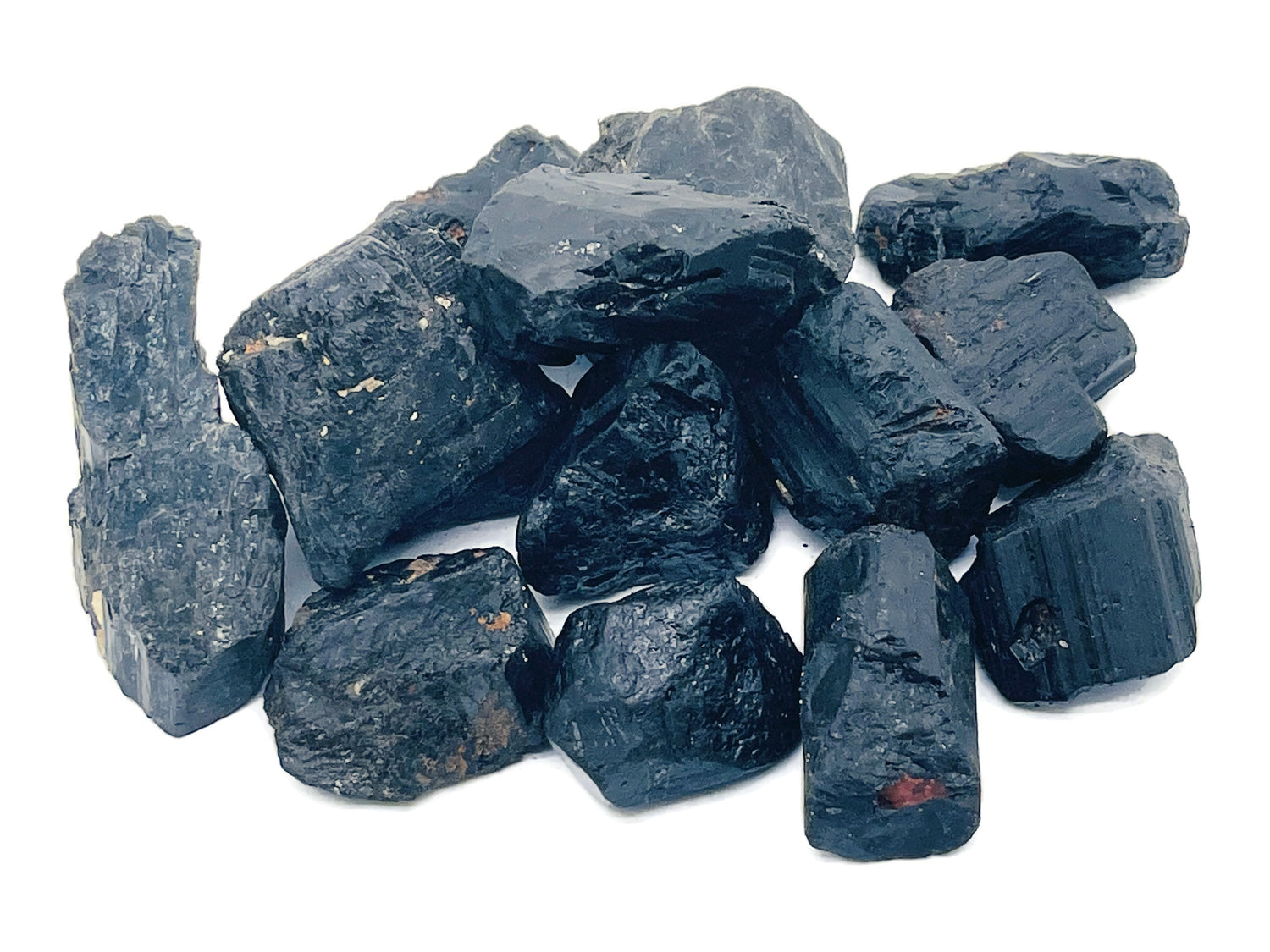 Gema de turmalina negra en bruto - RA1022