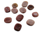 Purple aventurine flat gemstone slab from GemstoneGO, showcasing a smooth, polished crystal with rich purple hues and natural stone patterns.