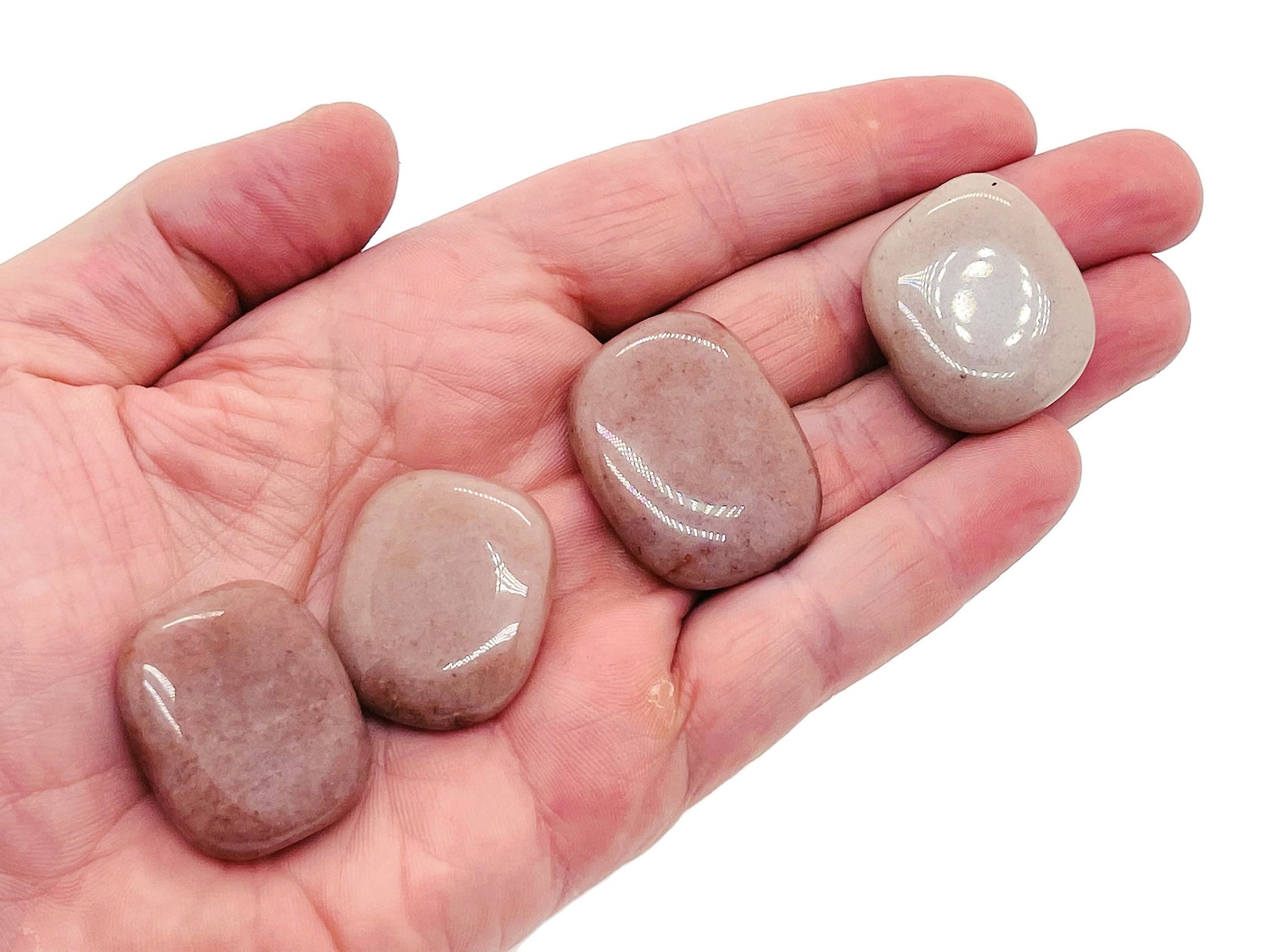 Purple aventurine flat gemstone slab from GemstoneGO, showcasing smooth polished purple crystal with natural gemstone patterns.