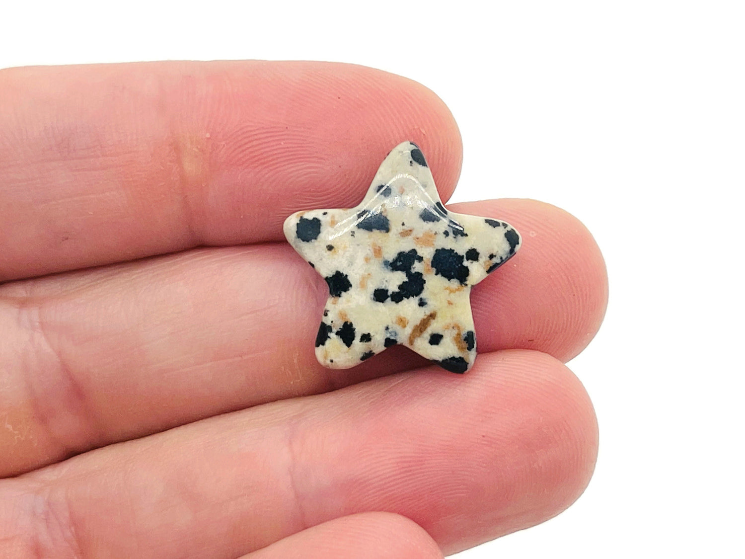 Dalmatian Jasper Star Gemstone - 20mm - ST1013