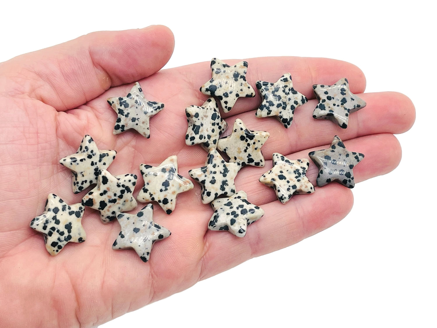 Dalmatian Jasper Star Gemstone - 20mm - ST1013