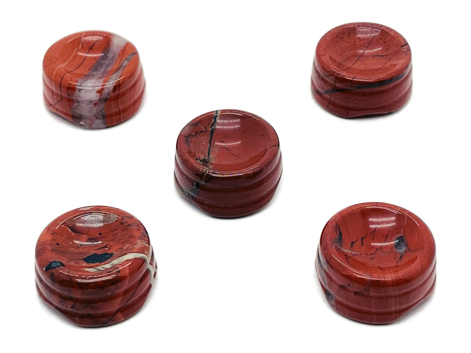 Red Jasper Crystal Sphere Stand - Carved Gemstone - Home Decor - SD1003