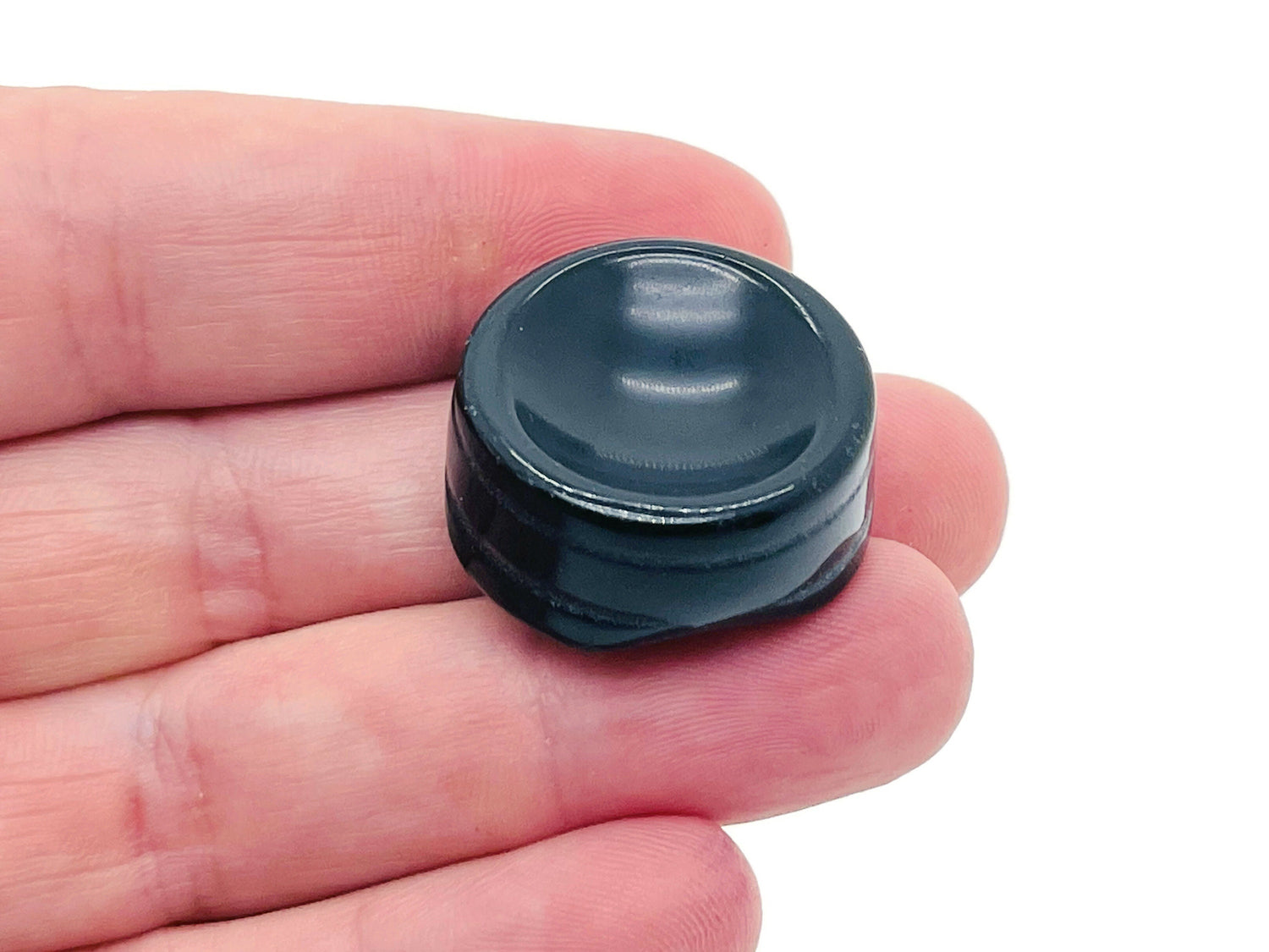 Obsidian Crystal Sphere Stand - Carved Gemstone - Home Decor - SD1004