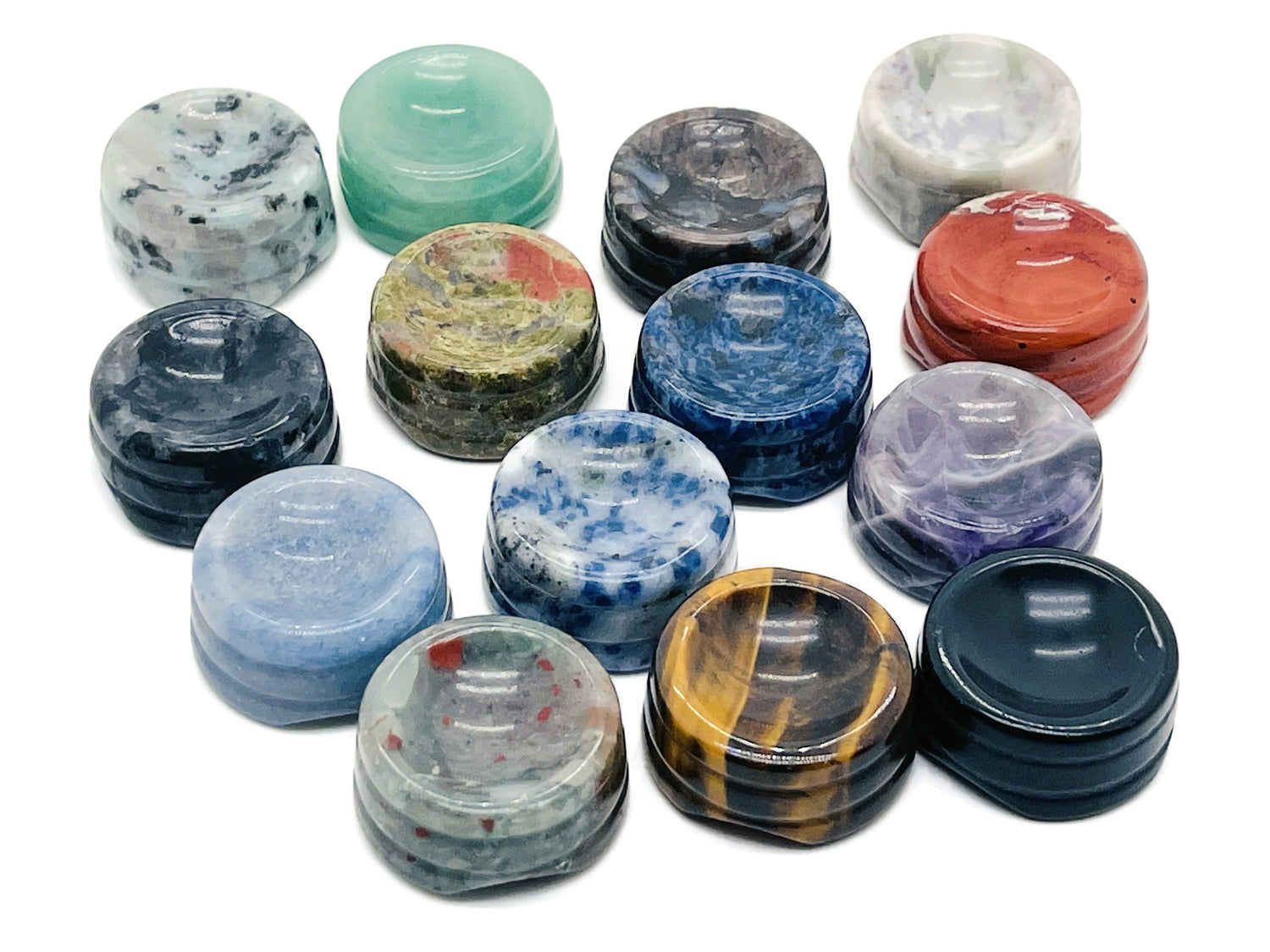 Crystal Sphere Stand - Carved Gemstone - Sphere Crystal Holders - Home Decor - MIX