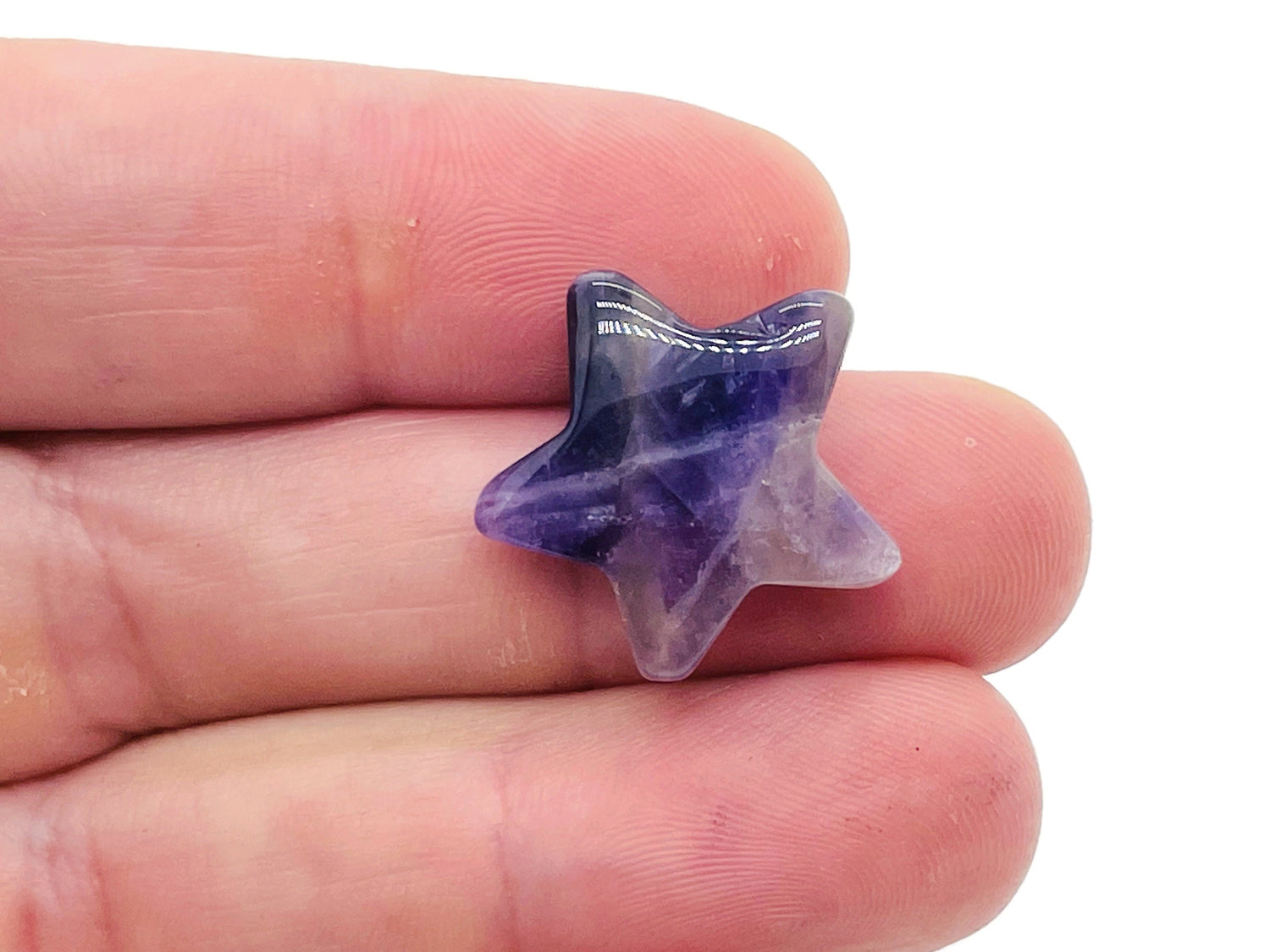 Amethyst Star Gemstone - 20mm - ST1001