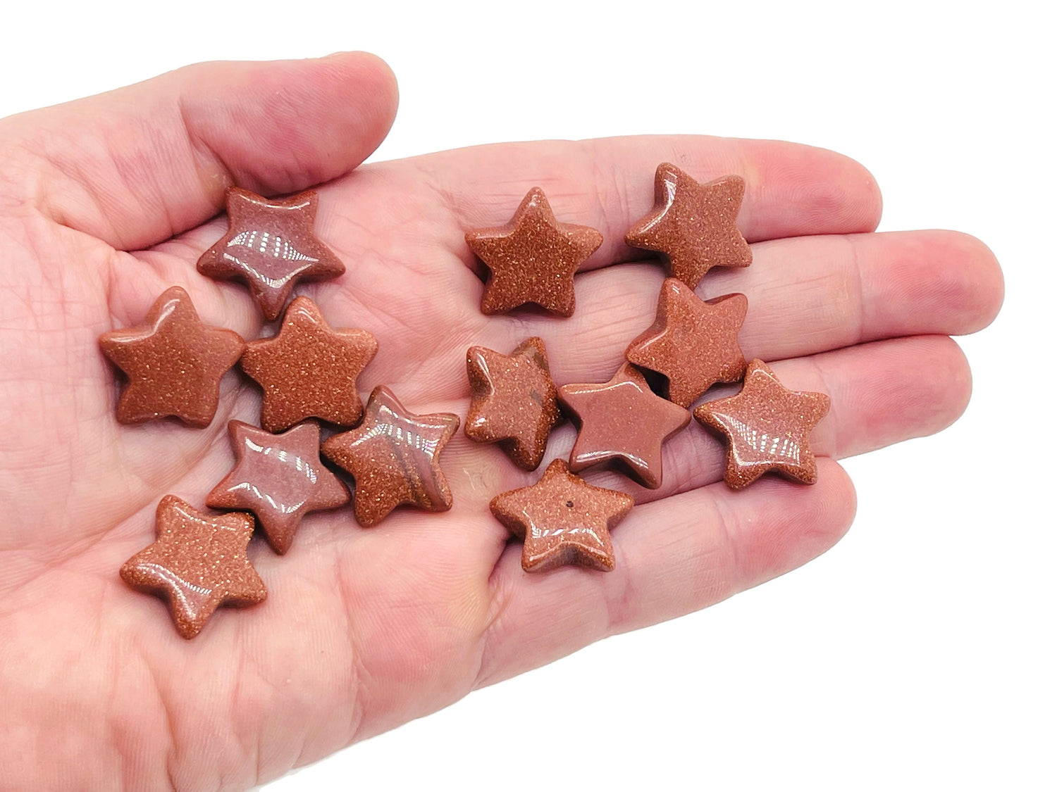 Goldstone Star Gemstone - 20mm - ST1016