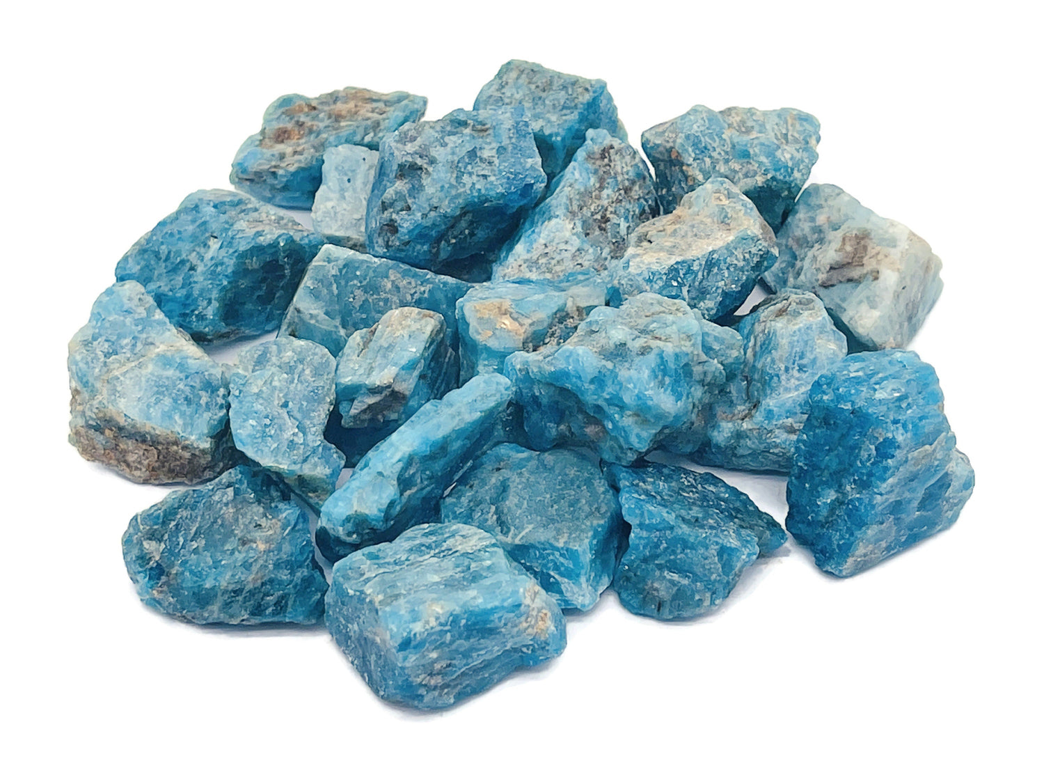 Pierre brute d'apatite bleue ?€? Pierre précieuse brute d'apatite ?€? Cristal brut d'apatite ?€? Pierre brute d'apatite bleue ?€? Pierre d'apatite naturelle ?€? RA1026