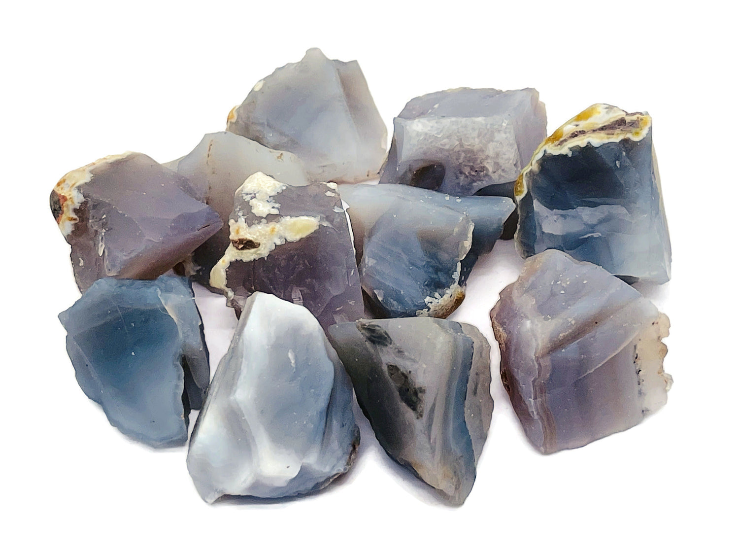 Agate grise brute ?€? Agate grise brute ?€? Cristal brut ?€? Morceaux de pierres - RA1132