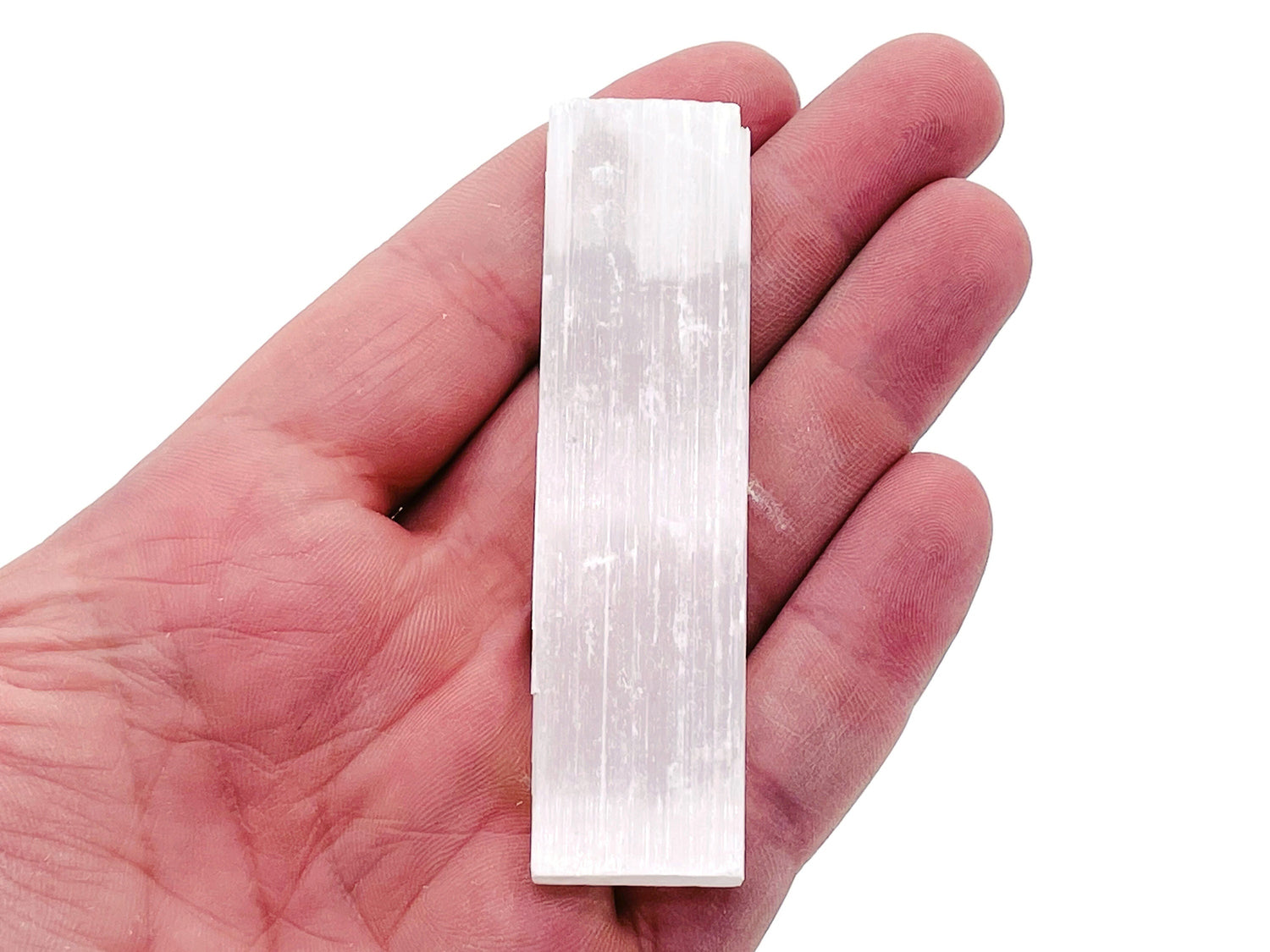 Selenite Wand Gemstone - Stick Raw Selenite - 8cm - RA1161
