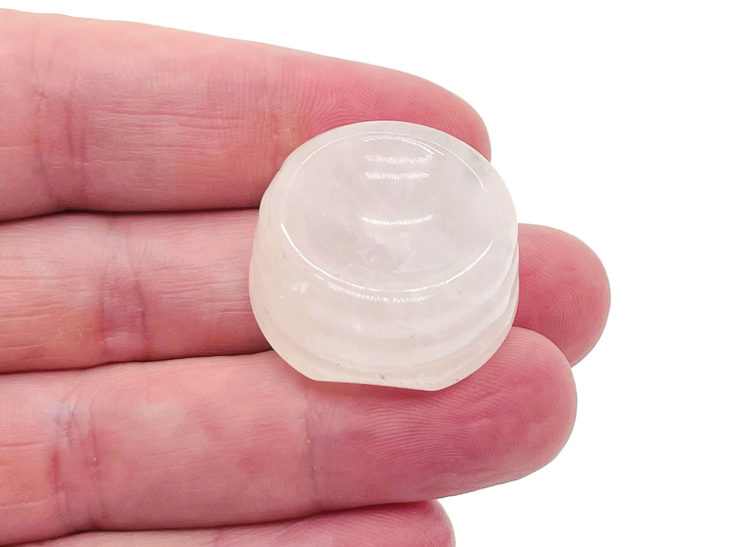 Clear Quartz Crystal Sphere Stand - Carved Gemstone - Home Decor - SD1006