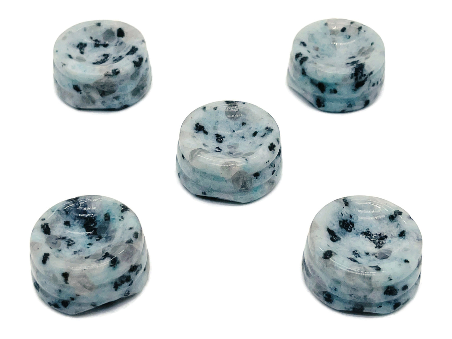 Kiwi Jasper Crystal Sphere Stand - Carved Gemstone - Home Decor - SD1015