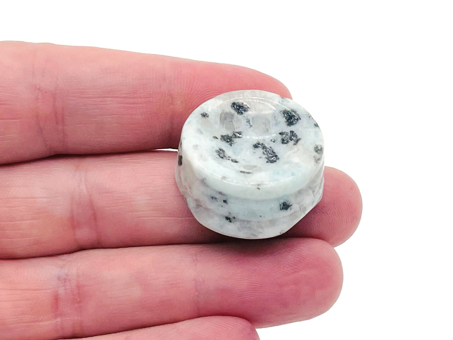 Kiwi Jasper Crystal Sphere Stand - Carved Gemstone - Home Decor - SD1015