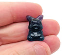 Cute fluorite gemstone carving of an animal, showcasing vibrant colors and detailed craftsmanship from GemstoneGO.