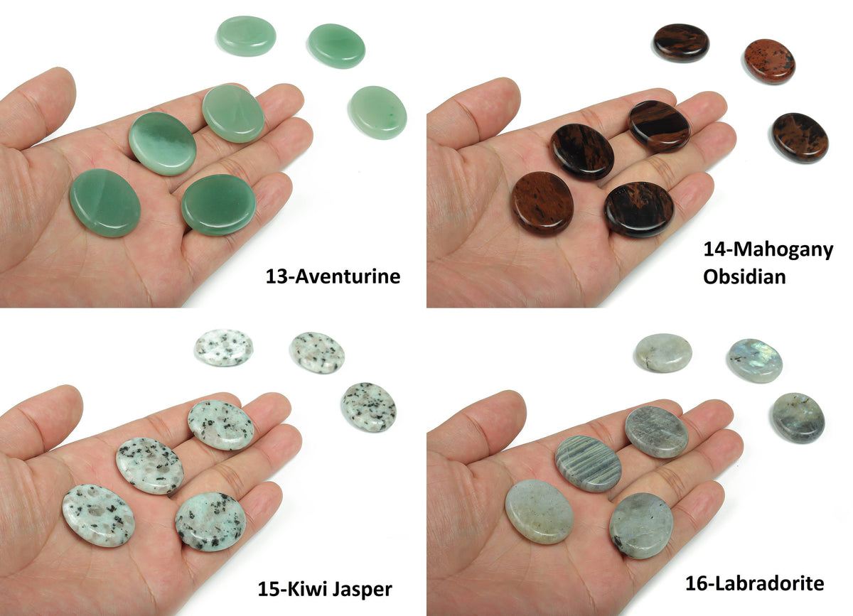 Crystal Flat Gemstone slab from GemstoneGO, featuring mixed healing crystals in 30x25x7 size with vibrant, colorful gemstone layers.