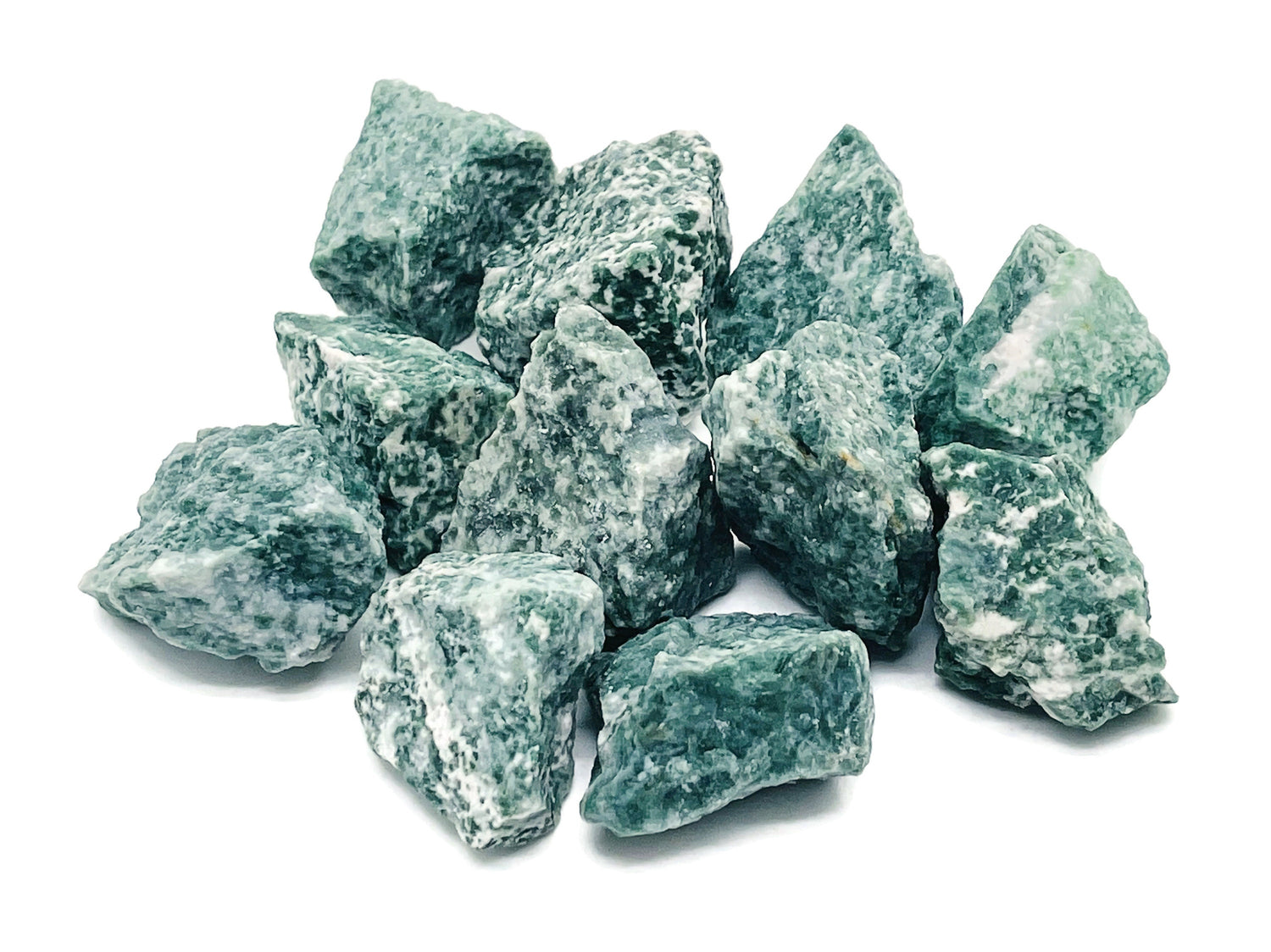 Pierre de jade brute à points verts - Cristal brut du Qinghai ?€? Pierre chinoise ?€? Pierre de guérison - Pierre précieuse ?€? RA1140