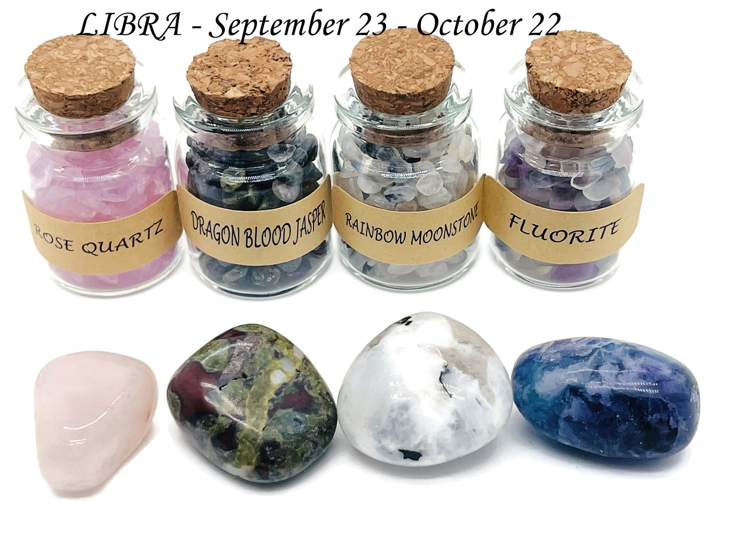 Cristal du zodiaque Balance - Pierre de naissance Balance - Choisissez des éclats de cristal et des pierres roulées - Pierre de guérison - Pierres pour vous - BALANCE